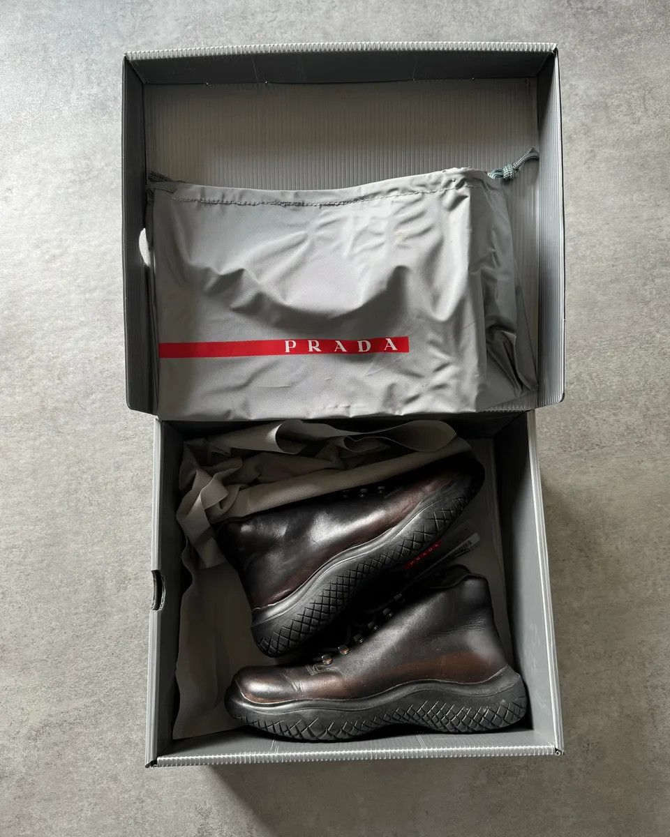 Prada FW1999 Prada Vibram Prenium Leather Boots Size US 6.5 / IT 36.5 - 2 Thumbnail