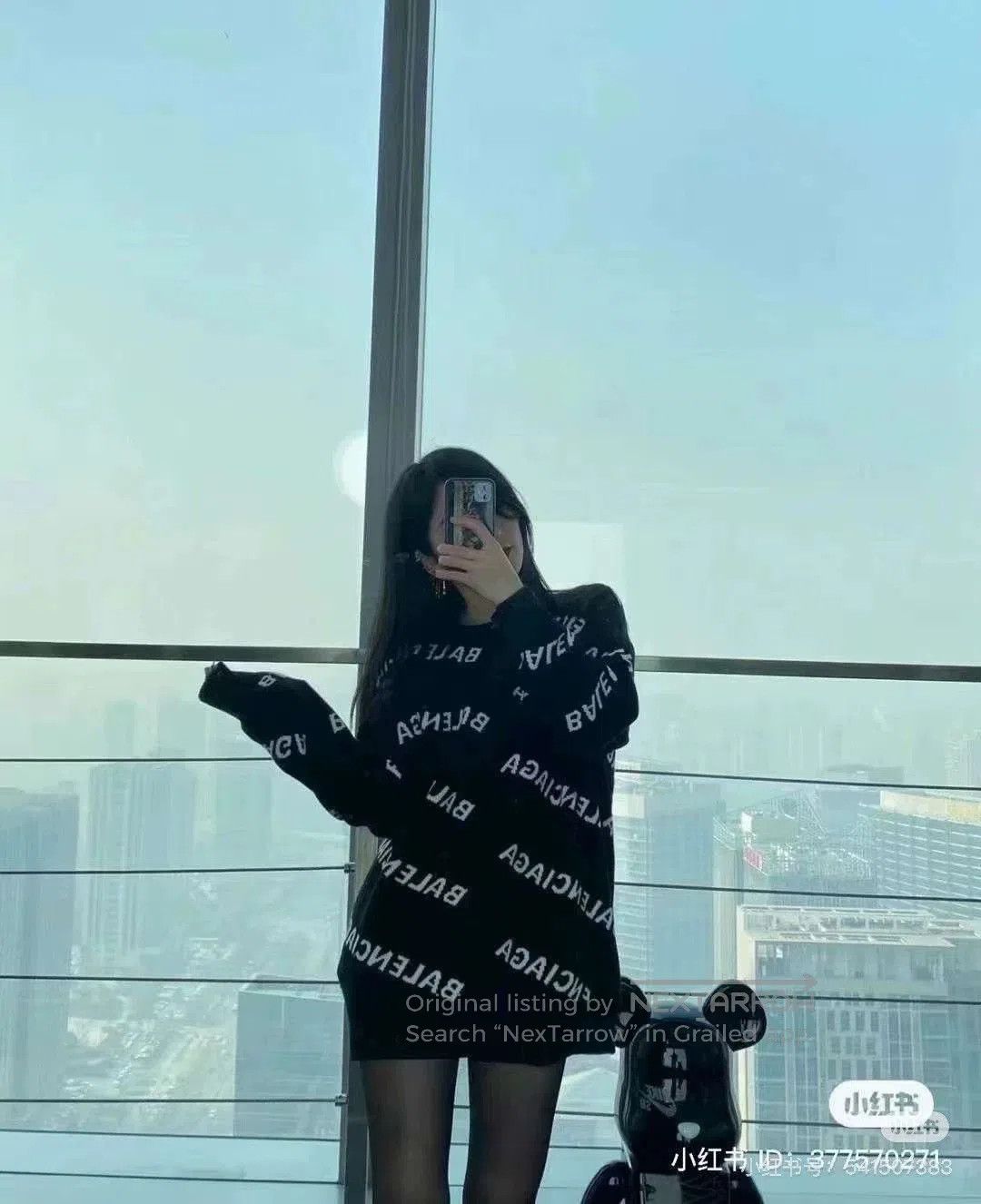 Balenciaga black logo sweater from balenciaga. Size US M / EU 48-50 / 2 - 6 Thumbnail
