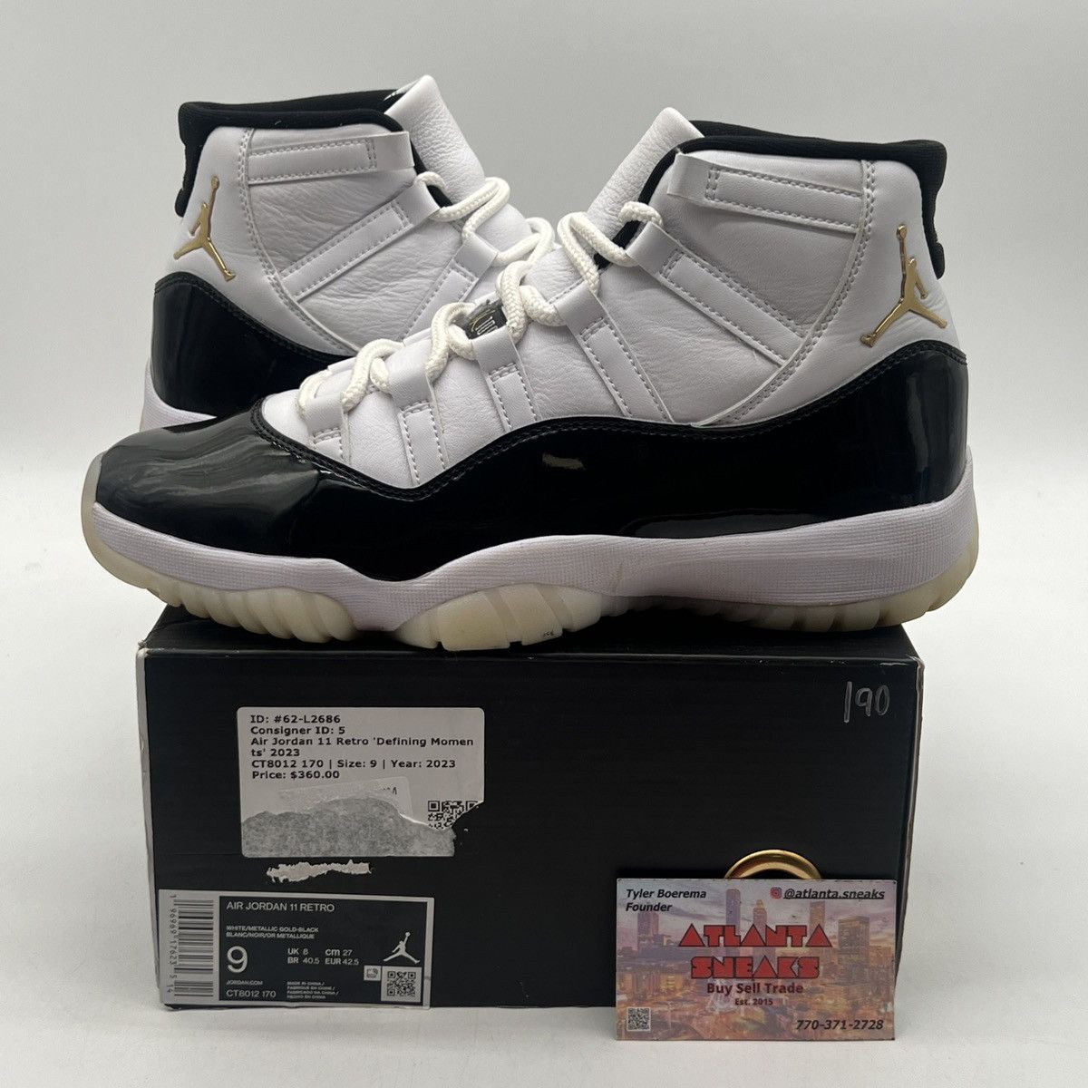 Jordan 11 Retro Mid Gratitude / Defining Moments Size 8.5 Lightly Used SHOP LINK ?? https://de.afew-store.com/products/air-jordan  main image 4