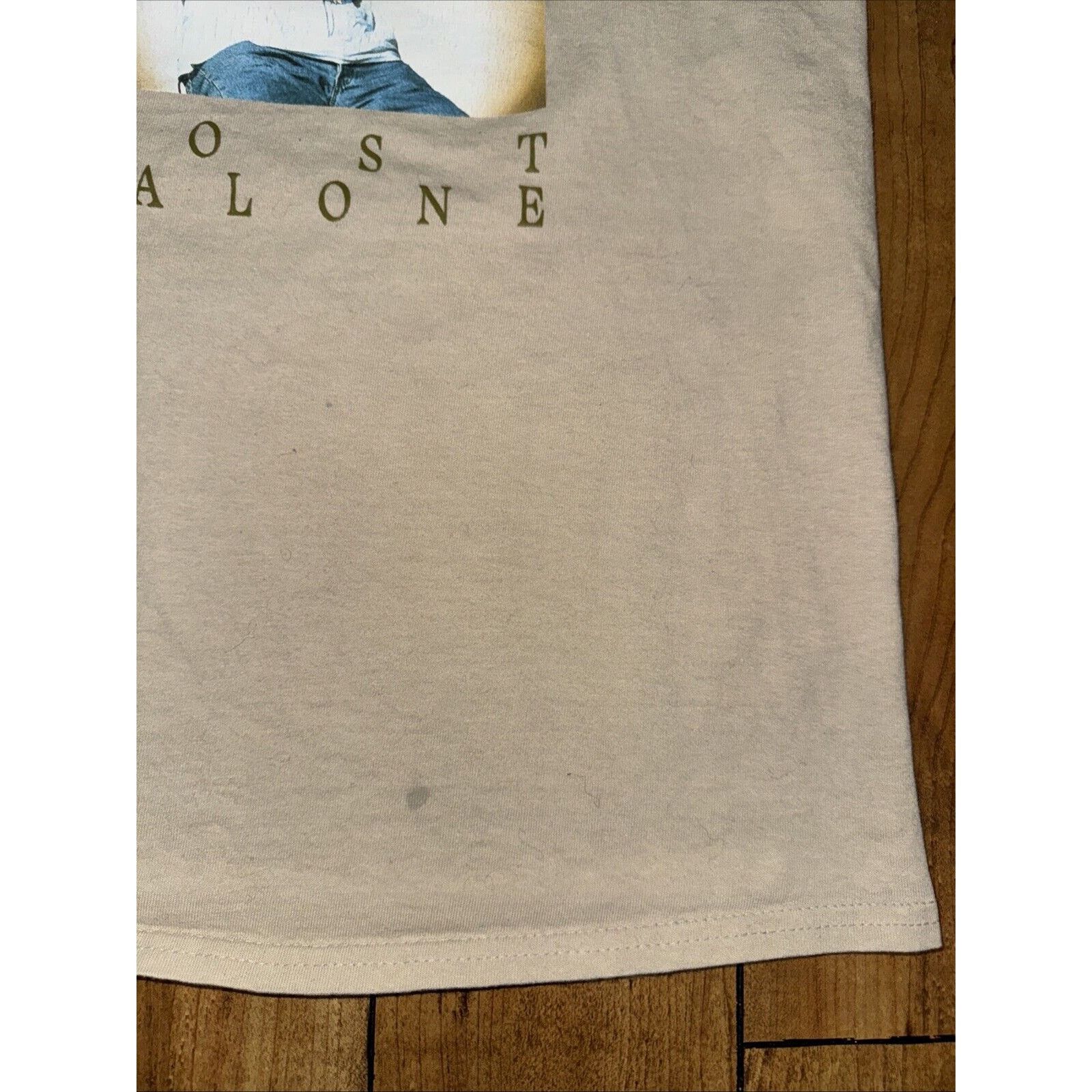 Band Tees × Rap Tees 2023 Austin Post Malone T-Shirt Tan Medium 17x25 Size US M / EU 48-50 / 2 - 4 Thumbnail