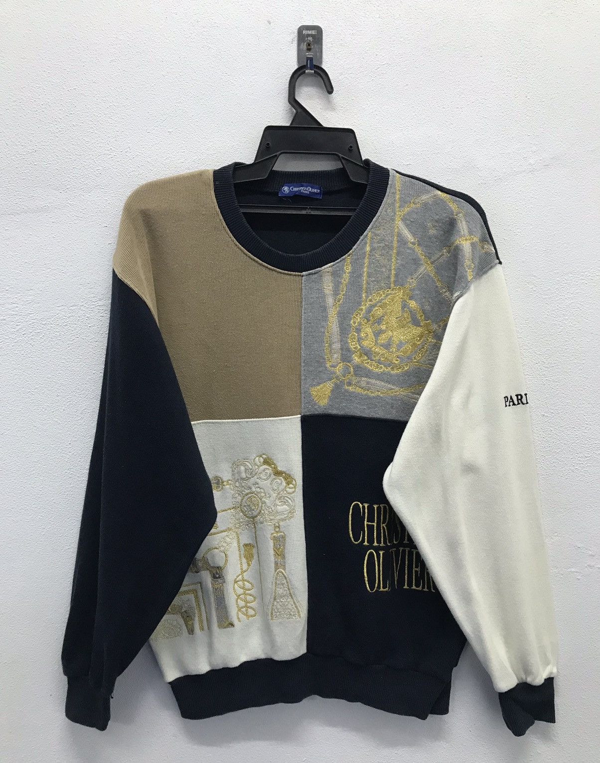 Designer × Vintage Vintage Christian Olivier Paris Sweatshirt Size US M / EU 48-50 / 2 - 1 Thumbnail