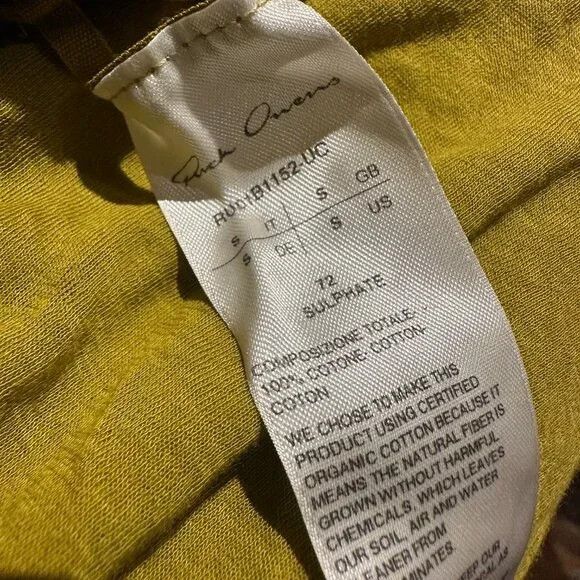 Rick Owens Rick Owens Mainline Sleeveless Draped Tunic Size US S / EU 44-46 / 1 - 8 Thumbnail