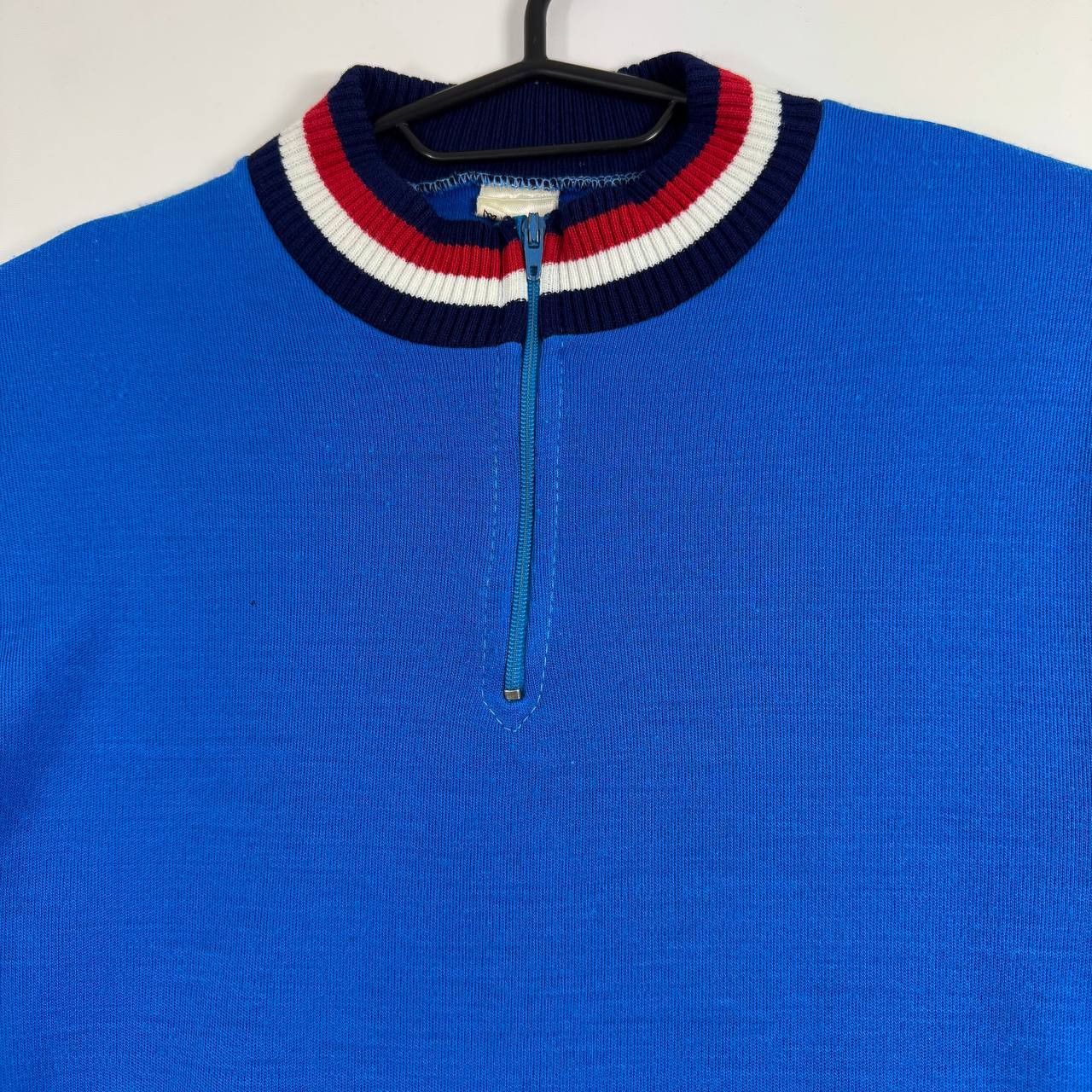 Other Vintage Cycling Jersey Blue Short Sleeve Retro Mens Size M Size US L / EU 52-54 / 3 - 2 Thumbnail