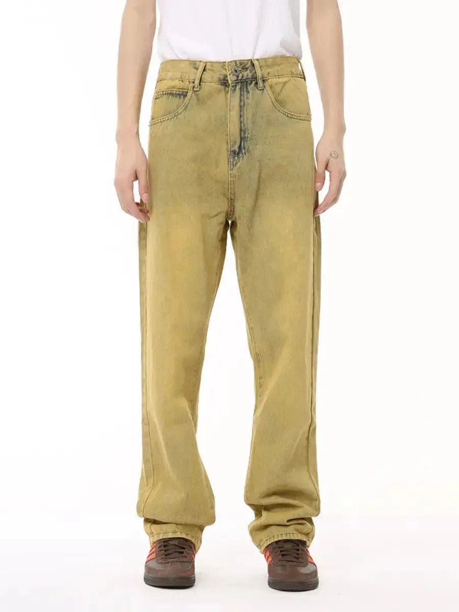 Japanese Brand Retro loose casual micro flared jeans Size US 32 / EU 48 - 3 Thumbnail