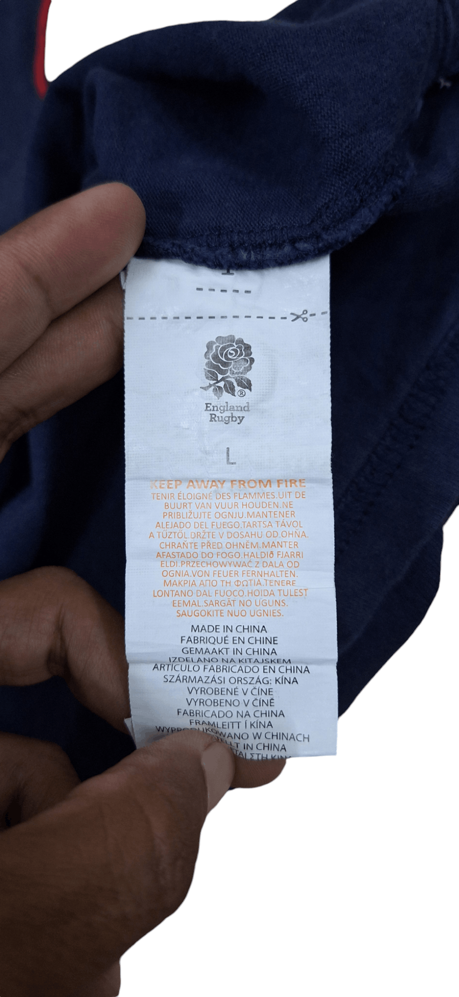 Vintage Vintage England Old Boy Carry Me Home Polo Rugby Size US L / EU 52-54 / 3 - 10 Thumbnail