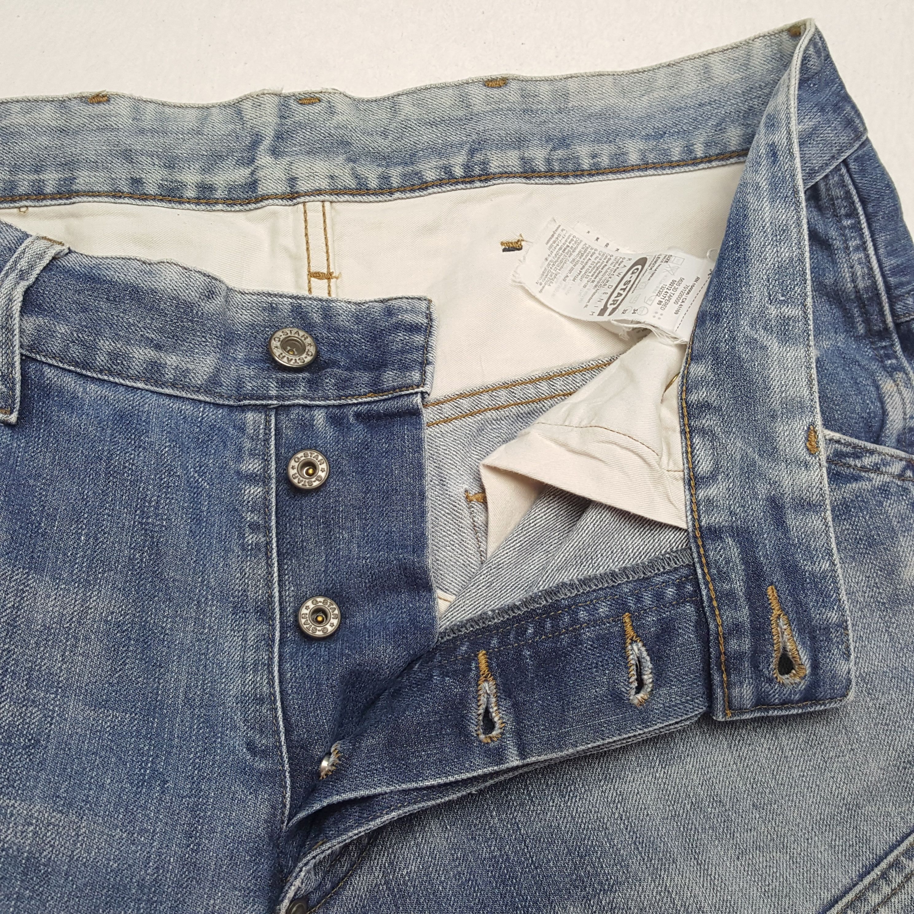 G-Star × Vintage Vintage G-STAR RAW Japanese Fashion Brand Riders Jeans Size US 34 / EU 50 - 12 Thumbnail
