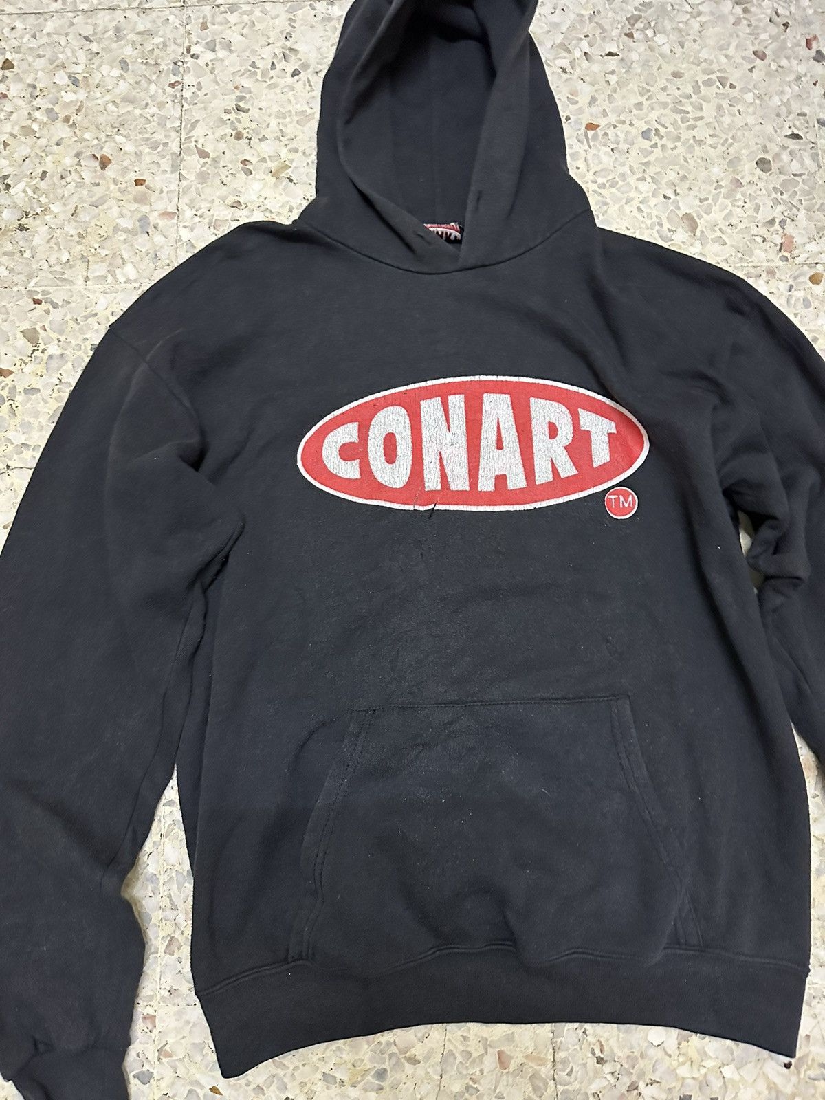 Band Tees × Rap Tees × Vintage Vintage 90’s Conart Hoodies Big Logo Design Rap band Size US L / EU 52-54 / 3 - 4 Thumbnail
