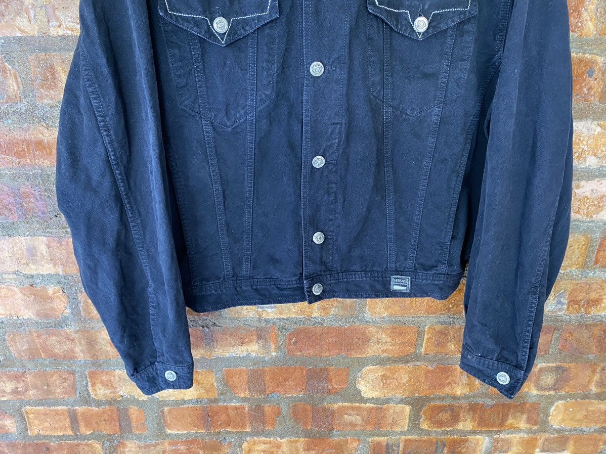 Versace × Versace Jeans Couture × Versus Versace 90s Versace Contra Stitch Detailing Jacket Size US L / EU 52-54 / 3 - 5 Thumbnail
