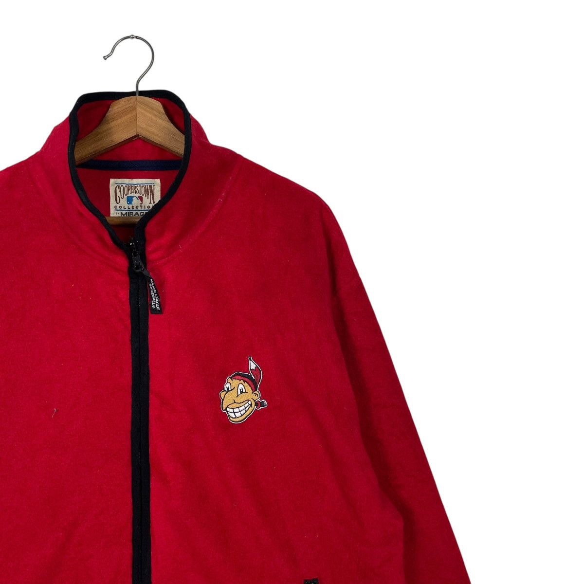 Mirage Vintage Mirage Cleveland Indians Fleece Jacket Size US L / EU 52-54 / 3 - 5 Thumbnail