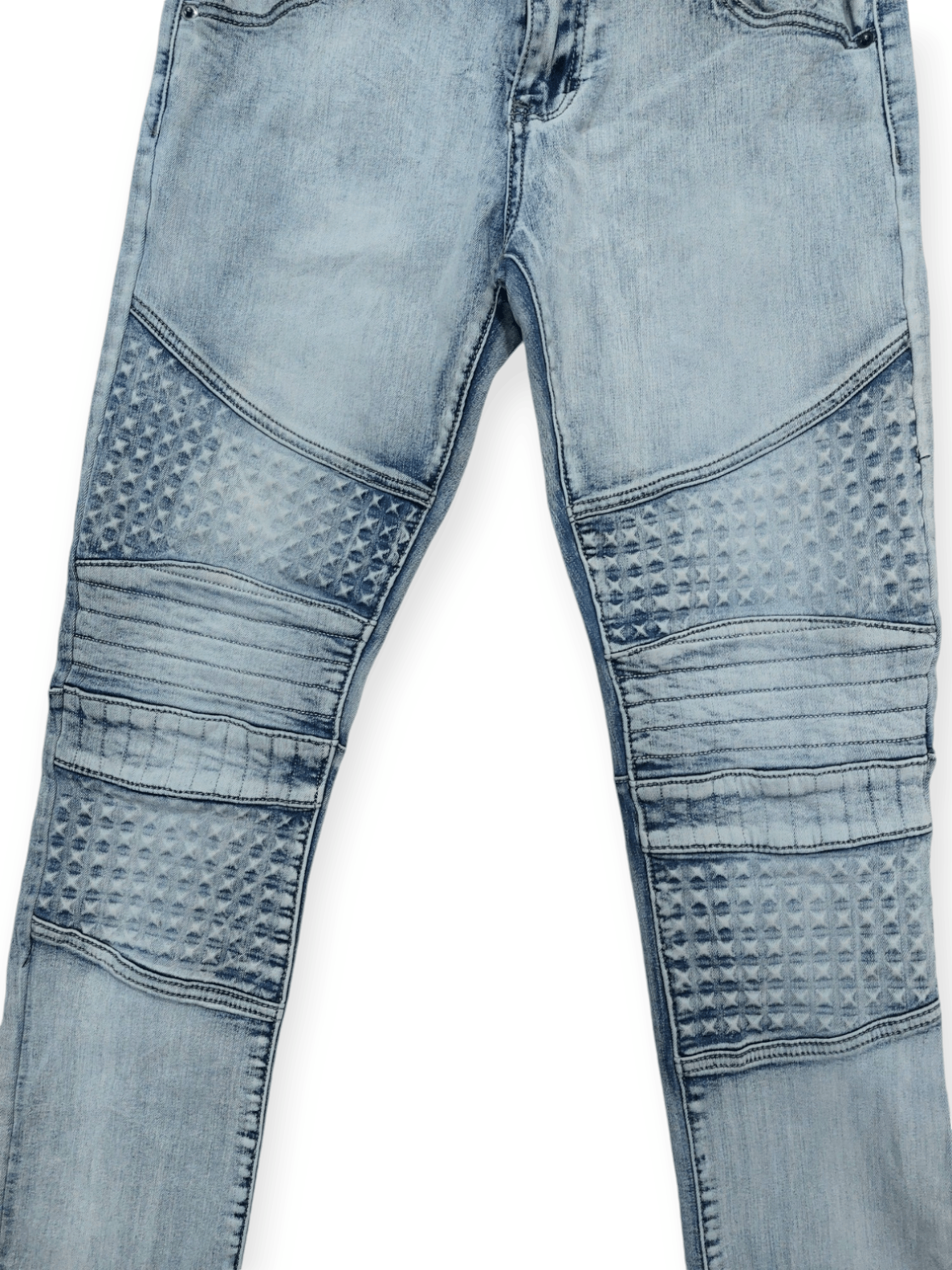 Other DOPE🔥 Black Biker Denim Skinny Fit Size US 32 / EU 48 - 7 Thumbnail