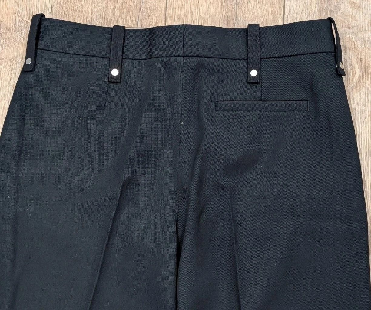 Burberry Burberry Wool Blend Trousers Pants Black 52 US 36 Size US 36 / EU 52 - 4 Thumbnail