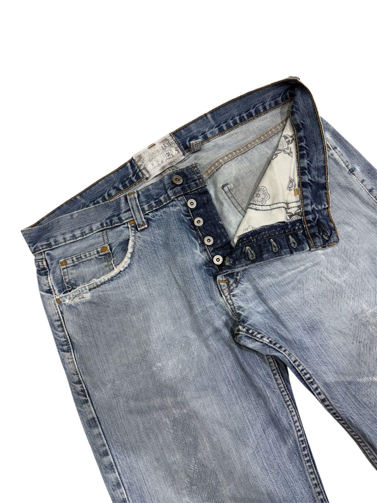 Stussy STUSSY DISTRESSED JEANS Size US 36 / EU 52 - 3 Thumbnail