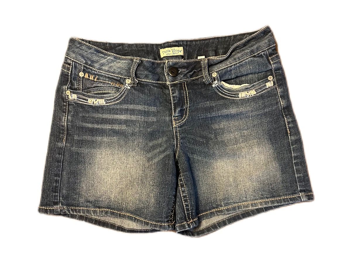 Vintage Vintage Paris Blues Denim Shorts Size 32" / US 10 / IT 46 - 1 Thumbnail