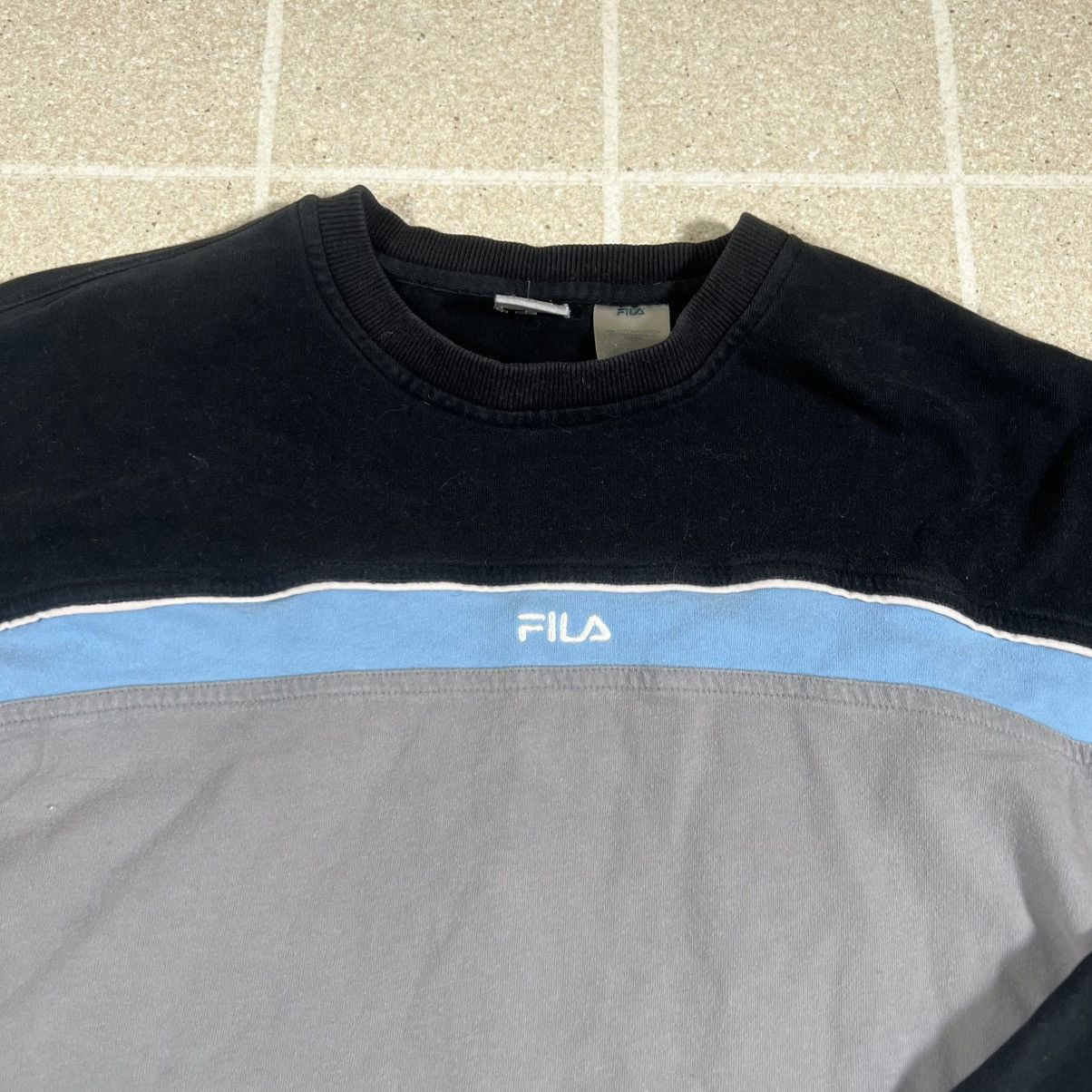 Fila FILA Vintage 90's Y2K Men's Large Long Sleeve Sweatshirt Size US L / EU 52-54 / 3 - 2 Thumbnail