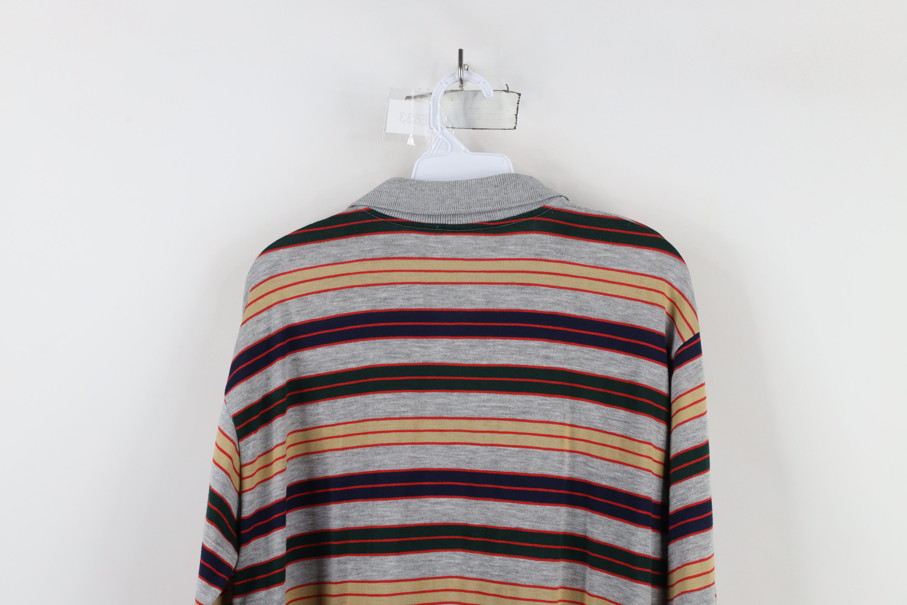 Vintage Vintage 70s Streetwear Long Sleeve Rugby Polo Shirt USA Size US XL / EU 56 / 4 - 11 Thumbnail