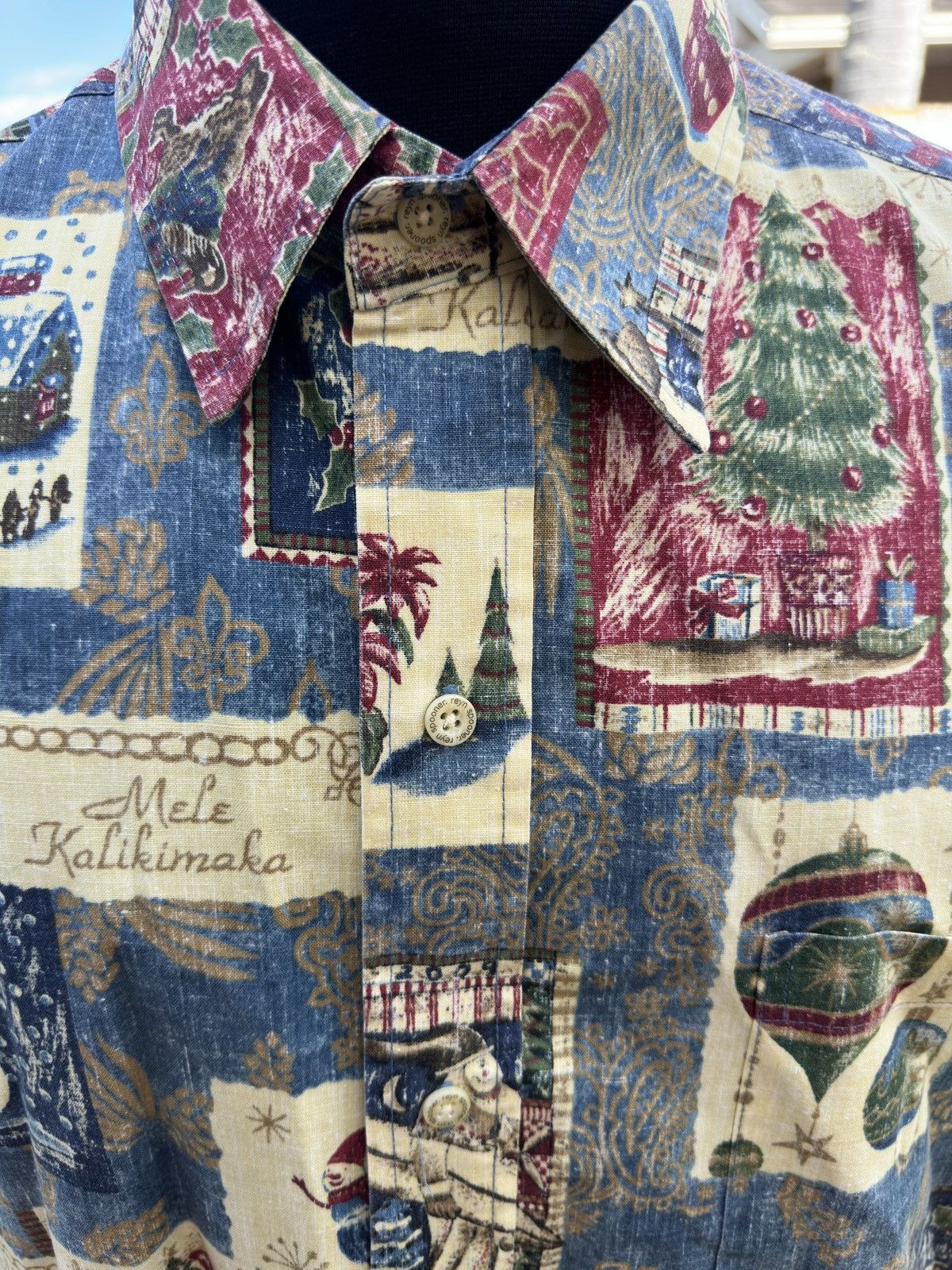 Reyn Spooner Reyn Spooner Men's XL Christmas 2009 Mele Kalikimaka Hawaii Size US XL / EU 56 / 4 - 3 Thumbnail