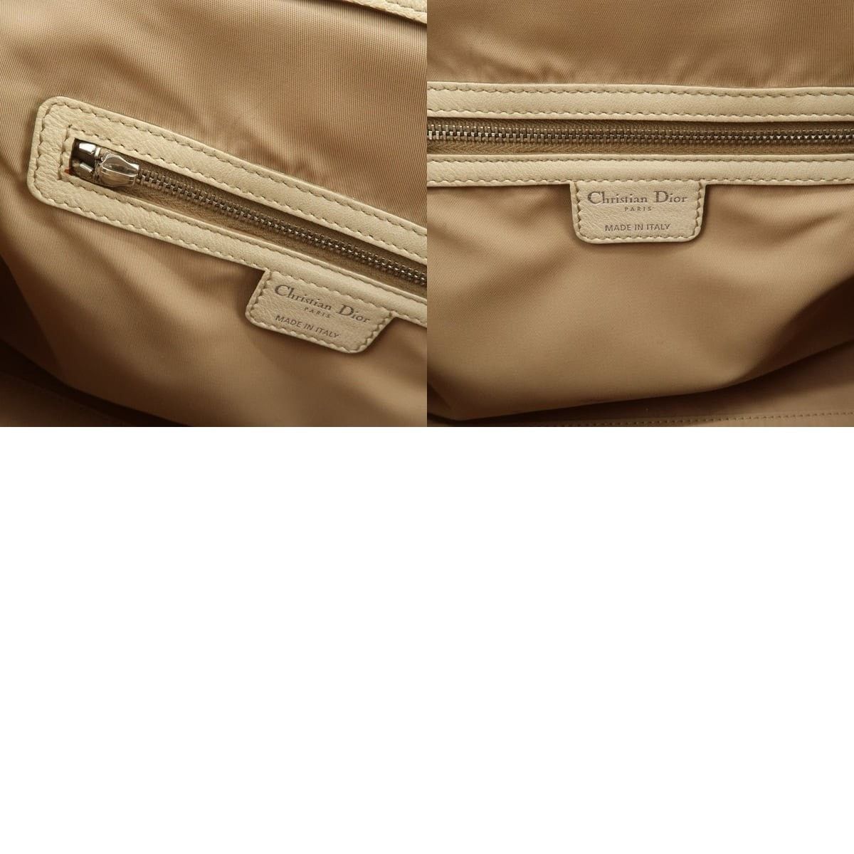 Christian Dior Monsieur Christian Dior Trotter Oblique Canvas & Leather Satchel Size ONE SIZE - 8 Thumbnail