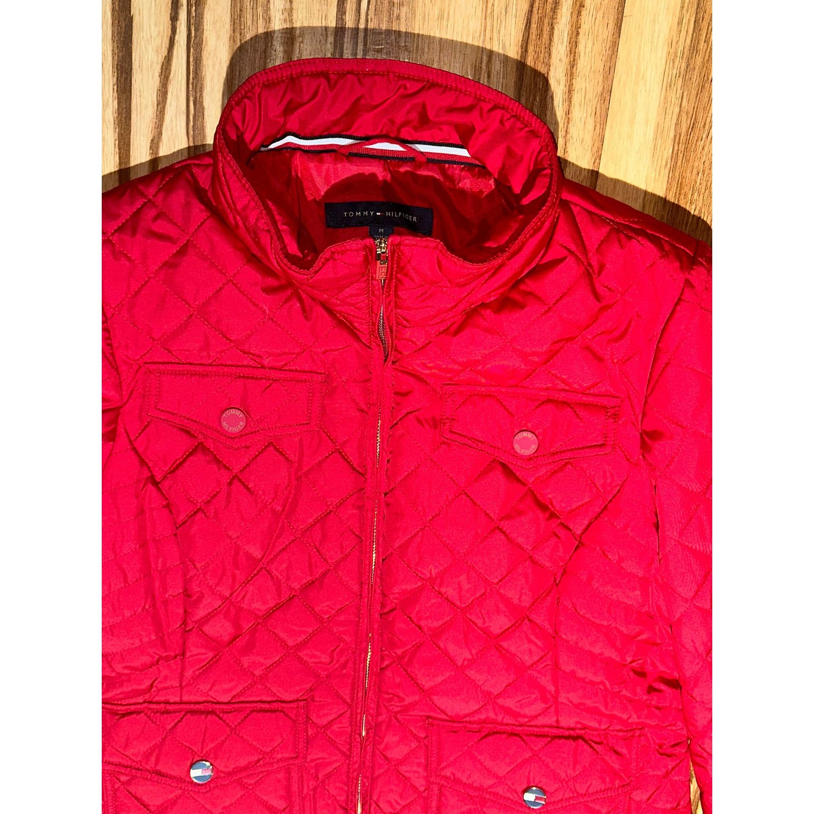 Tommy Hilfiger Tommy Hilfiger Red Winter Jacket Size Medium Size M / US 6-8 / IT 42-44 - 7 Thumbnail