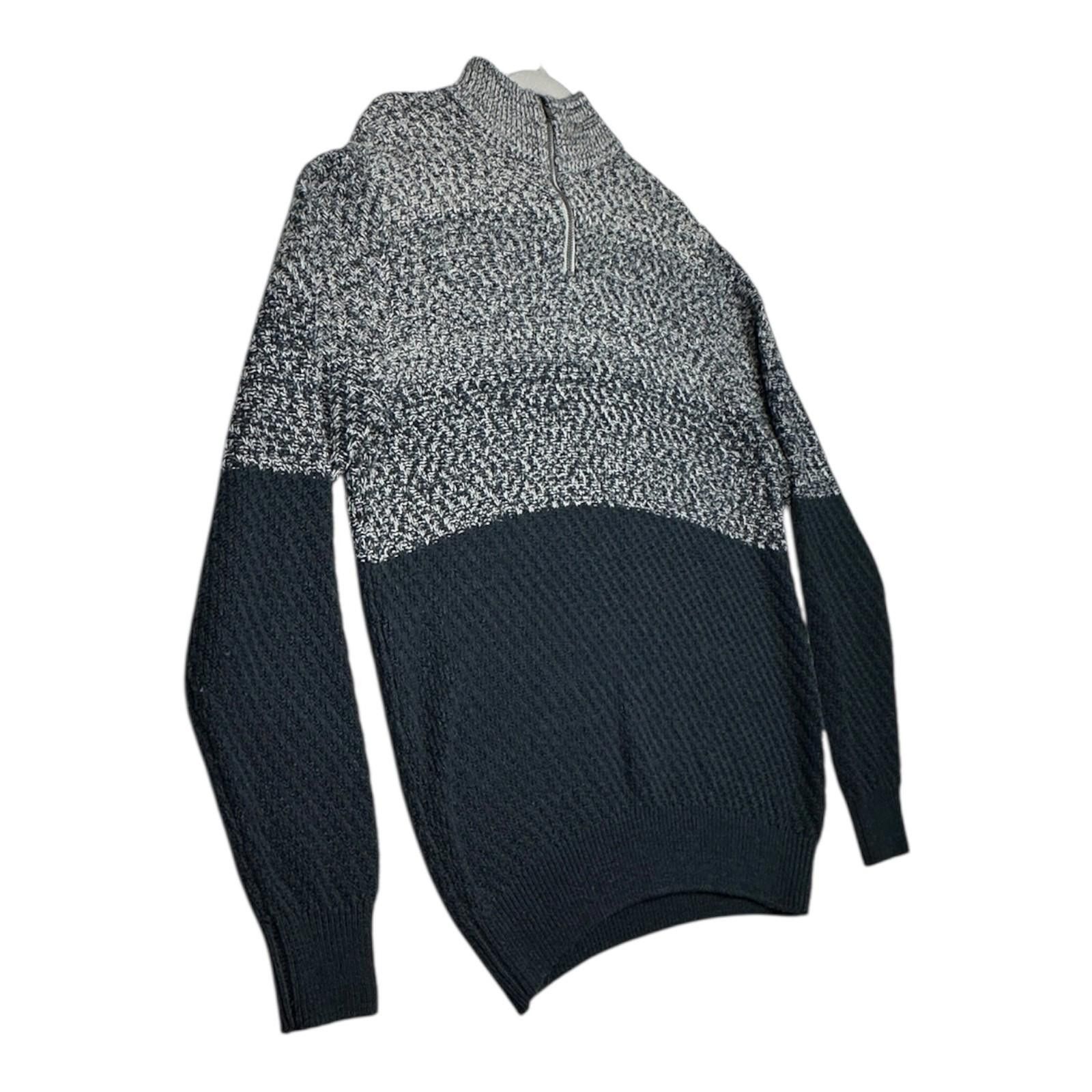 Tultex Tu Man 1/4 Zip Jumper Men's UK Size M Turtle Neck Size ONE SIZE - 4 Thumbnail
