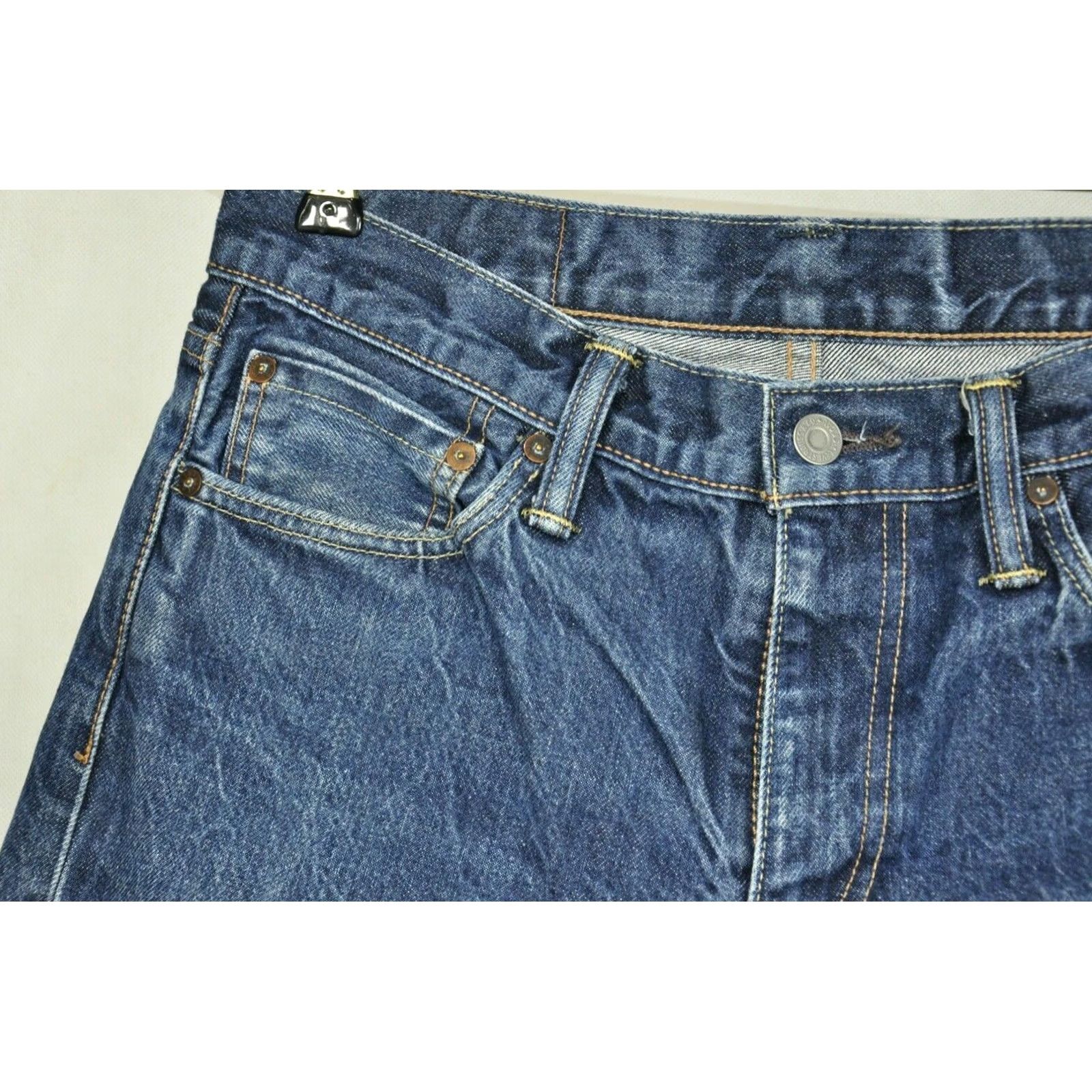 Levi's Levi's 511 Selvedge Jeans Men W33 L32 Straight Classic Blue Cotton 511 Selvedge Jeans Mens Regular Waist 33 Inseam 32 Vintage No Size US 33 - 6 Thumbnail