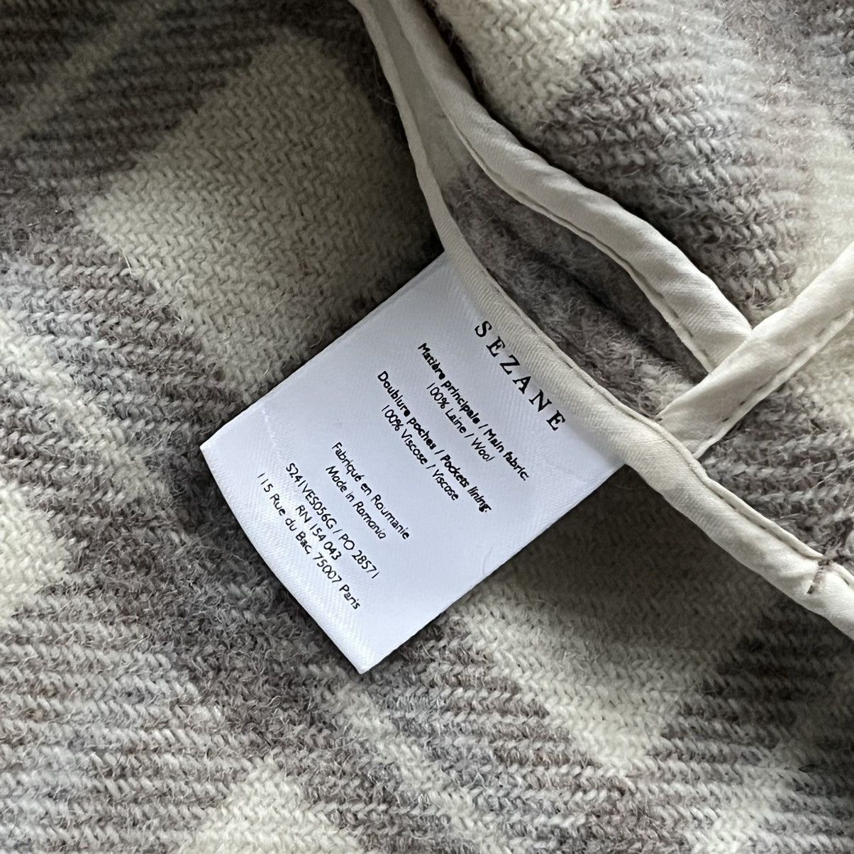 Sezane Sezane Women’s Wool Jacket Size 34 Luxury Rare Parisian Size XS / US 0-2 / IT 36-38 - 7 Thumbnail
