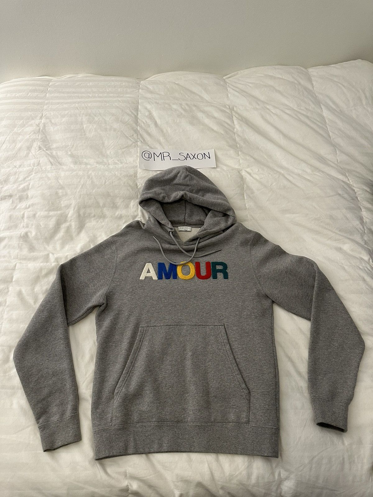 Sandro SANDRO PARIS AMOUR HOODIE Grailed