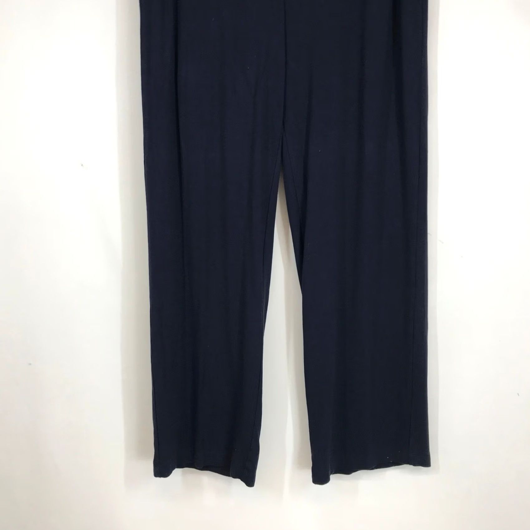 Vintage Pure Jill Eco-Terry Navy Blue Straight Leg Pants Womens L Large Navy Blue Straight Leg Pants Womens Regular L Size 36" / US 14 / IT 50 - 3 Thumbnail