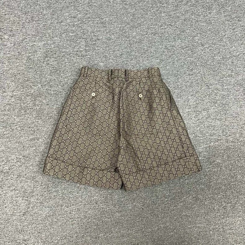 Gucci Gucci Printed Double G Cuffed Shorts-2506 Size 39" - 2 Thumbnail