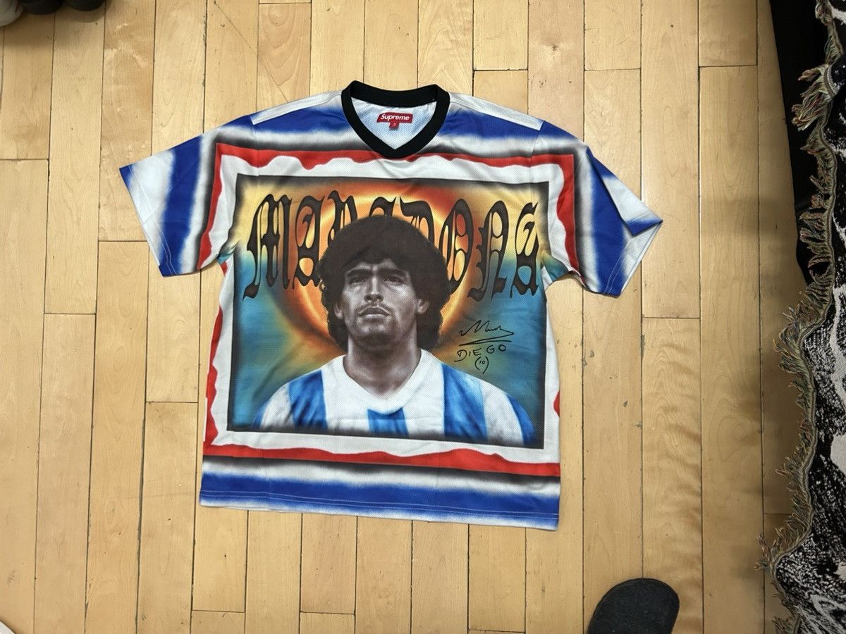 Supreme Maradona Supreme Jersey | Grailed