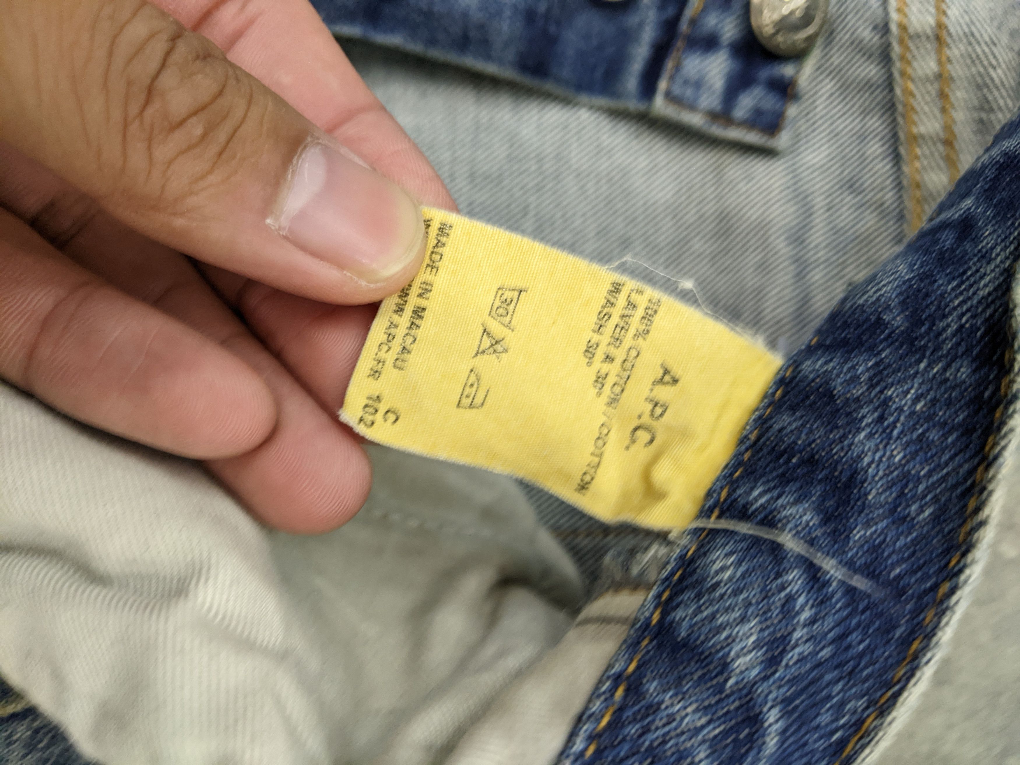 A.P.C. A.P.C Wishkers Distressed Denim Size US 26 / EU 42 - 6 Thumbnail