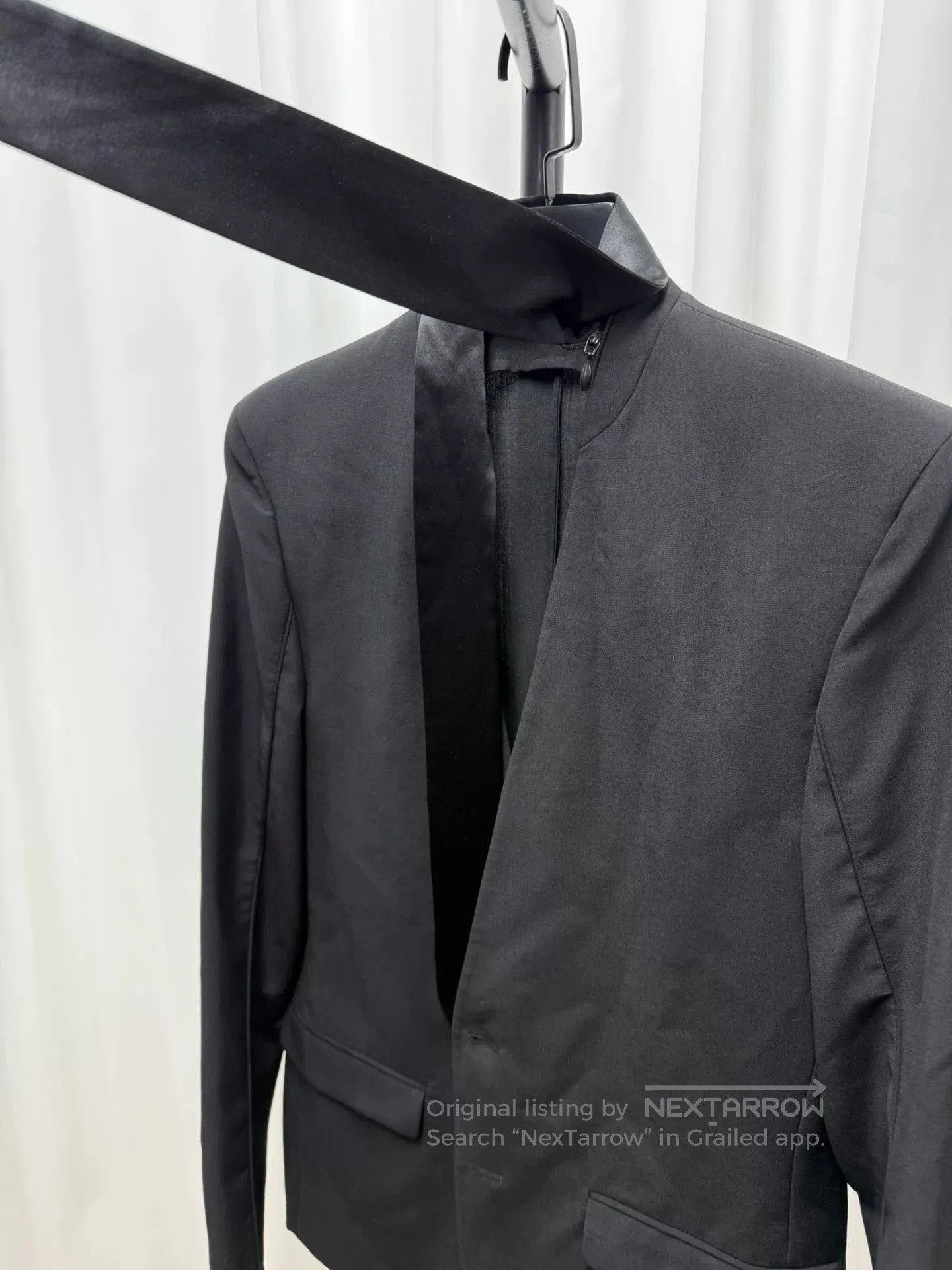 Maison Margiela maison margiela black slim-fit blazer. Size US M / EU 48-50 / 2 - 4 Thumbnail