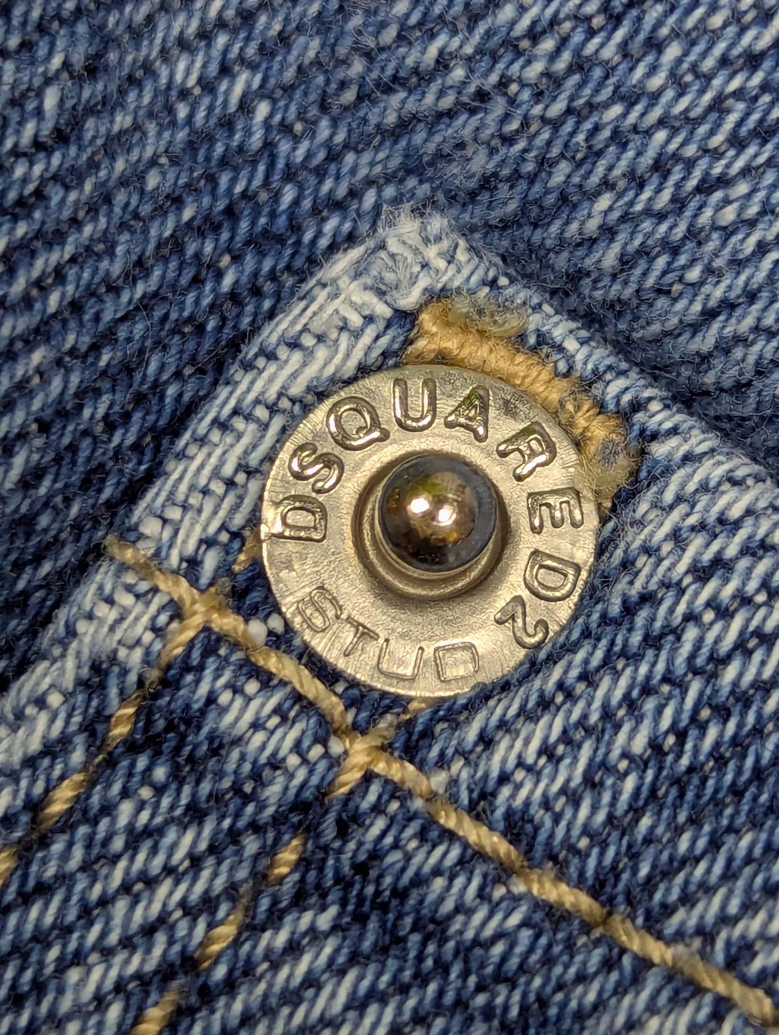Dsquared2 DSQUARED2 Authentic Skinny Light Blue Distressed Jeans Size US 30 / EU 46 - 5 Thumbnail