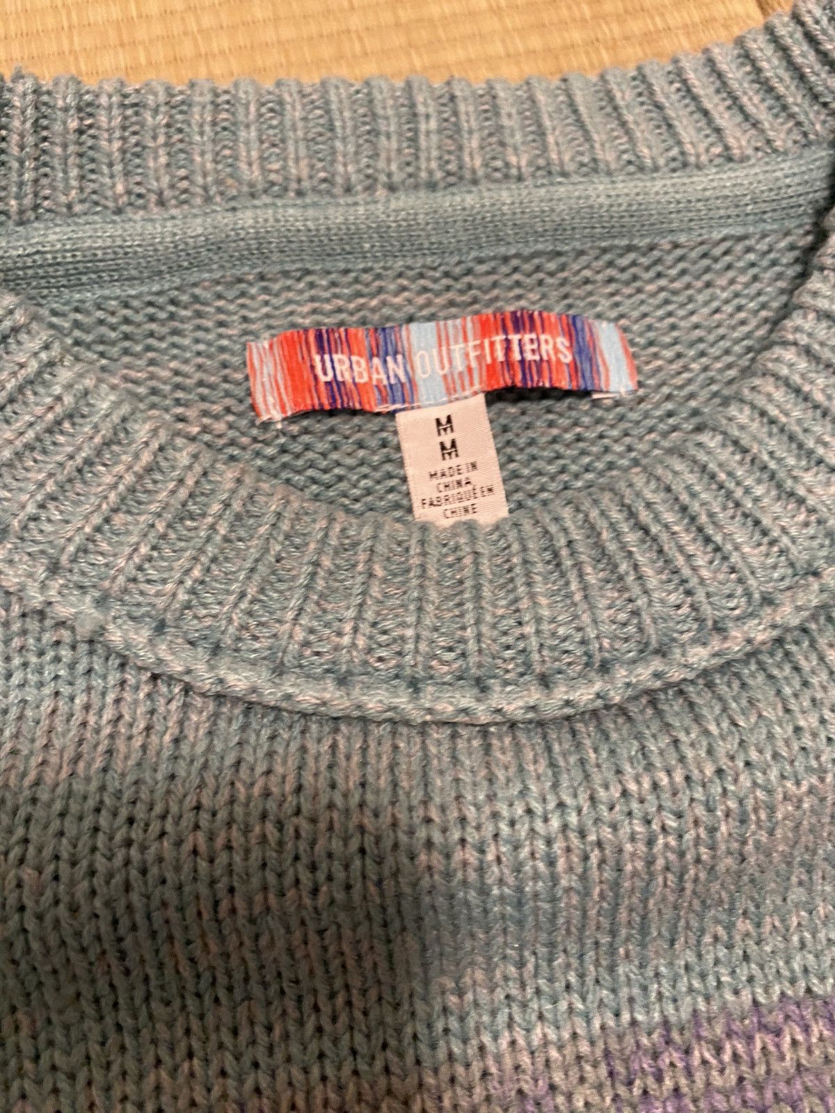 Urban Outfitters Gradient Knit Sweater Size US M / EU 48-50 / 2 - 2 Thumbnail