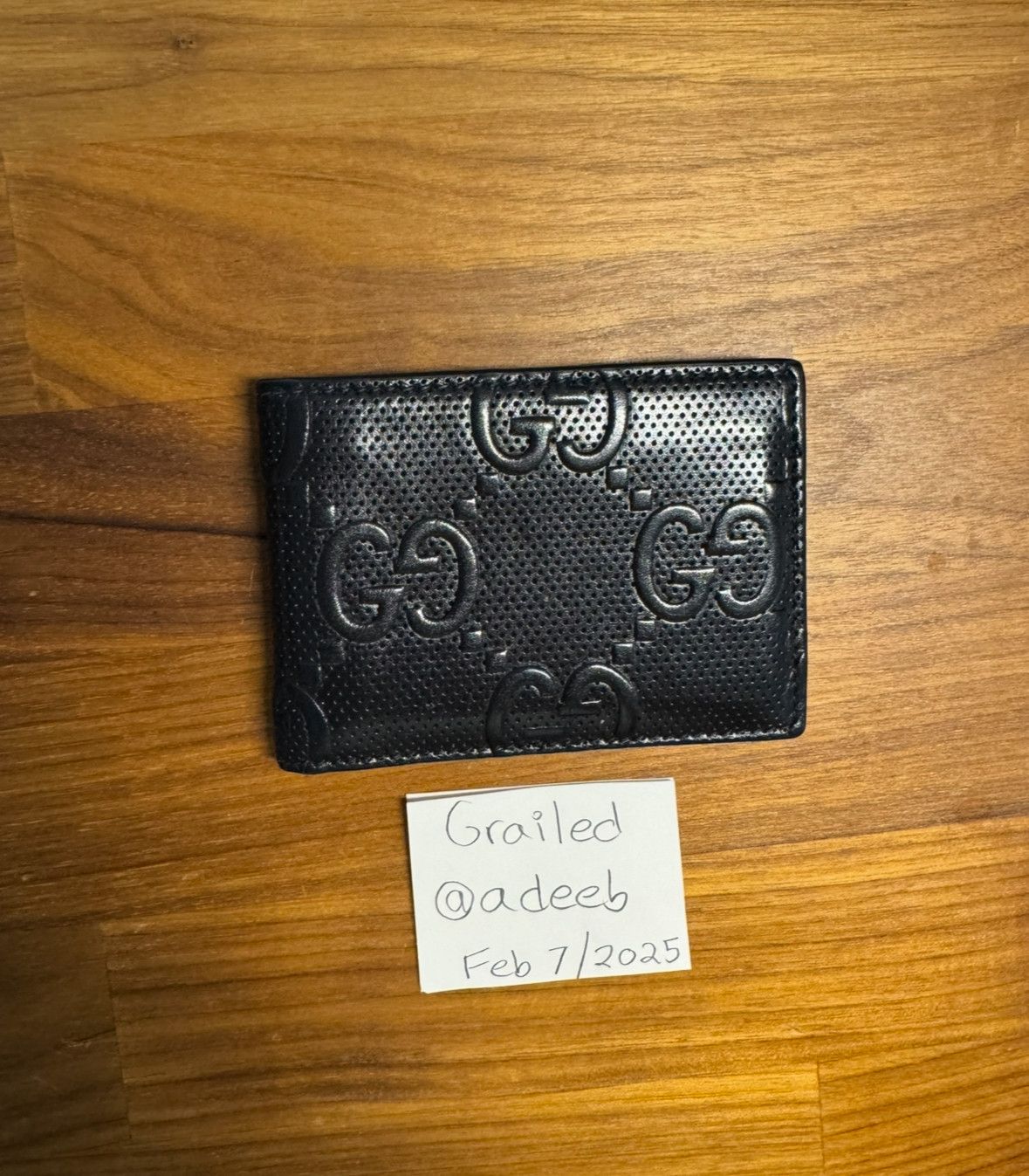 Gucci Gucci Leather Bi-Fold Wallet Size ONE SIZE - 1 Thumbnail