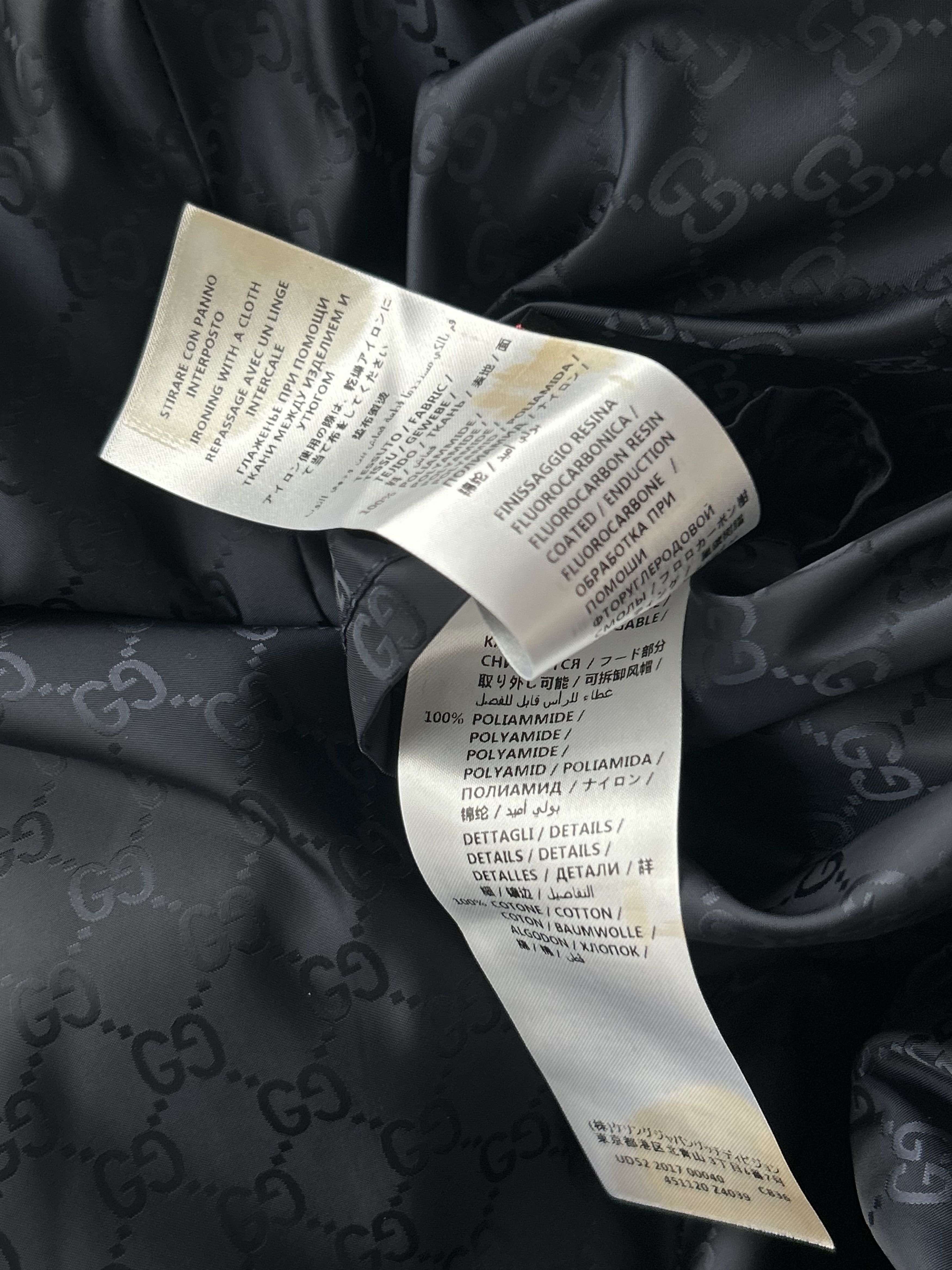 Gucci Gucci Navy GG Monogram Windbreaker Size US XXL / EU 58 / 5 - 5 Thumbnail