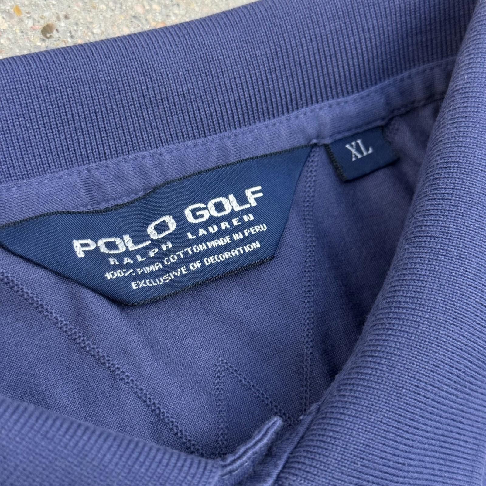 Designer Vtg 90s Polo Golf Shirt Mens XL Diamond Pattern Pima Cotton Size US XL / EU 56 / 4 - 4 Thumbnail