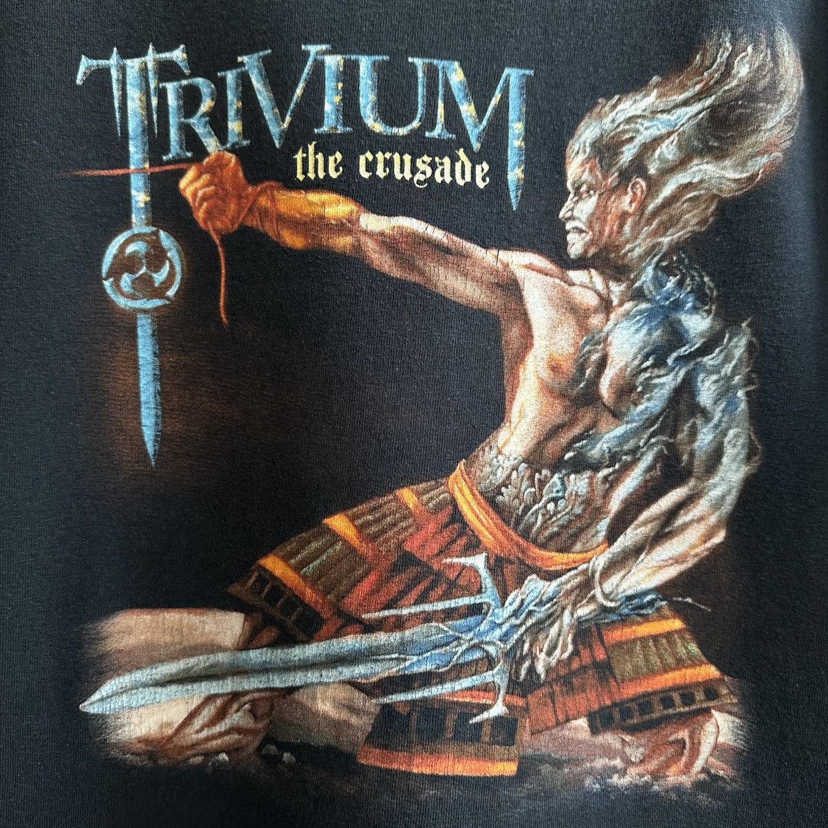 Band Tees Vintage 2000s Trivium «the crusade» Metal Band Promo Tee Size US L / EU 52-54 / 3 - 4 Thumbnail