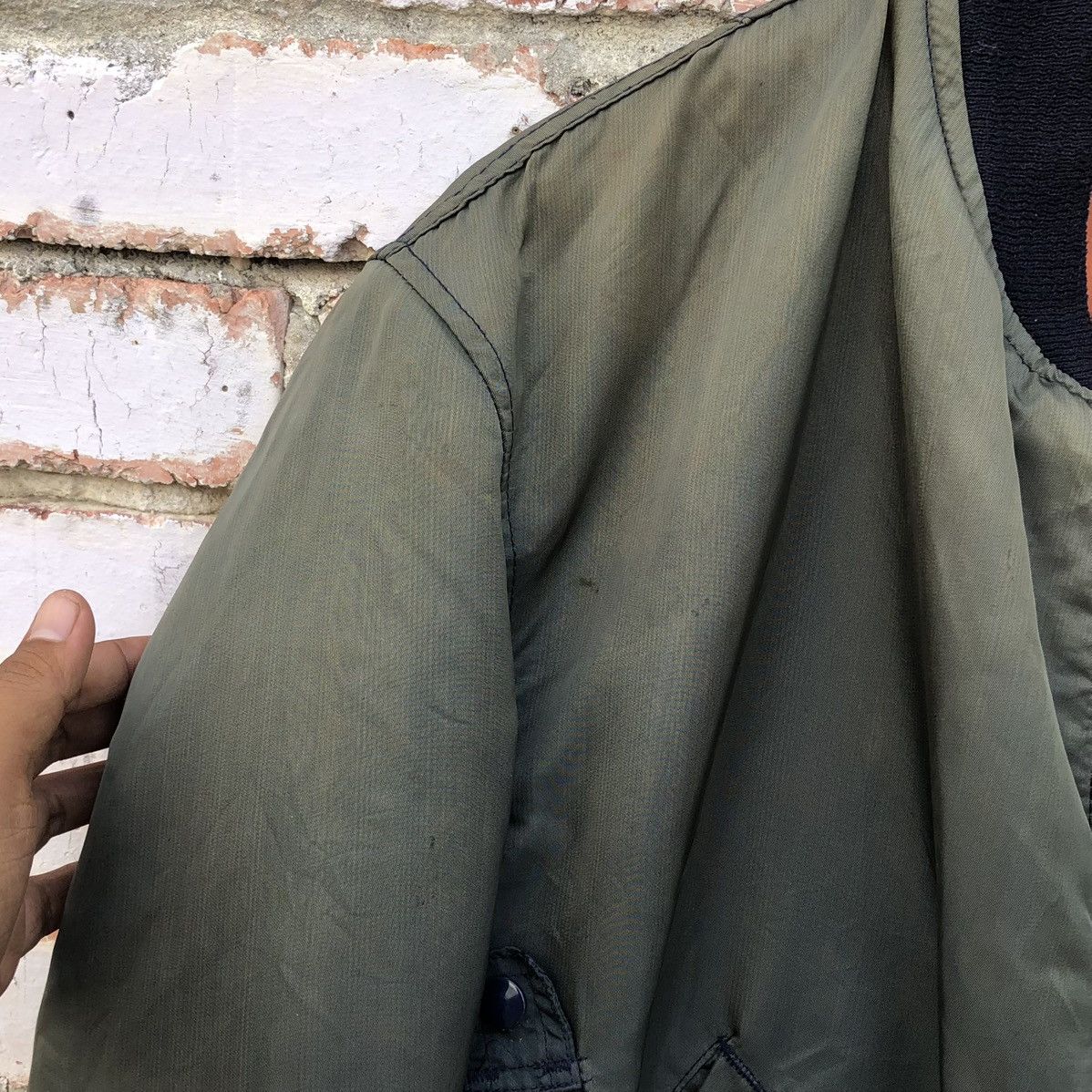 Avirex VTG Avirex Flyers Mans Intermediate Ma-1 Faded Bomber Jacket Size US L / EU 52-54 / 3 - 14 Thumbnail