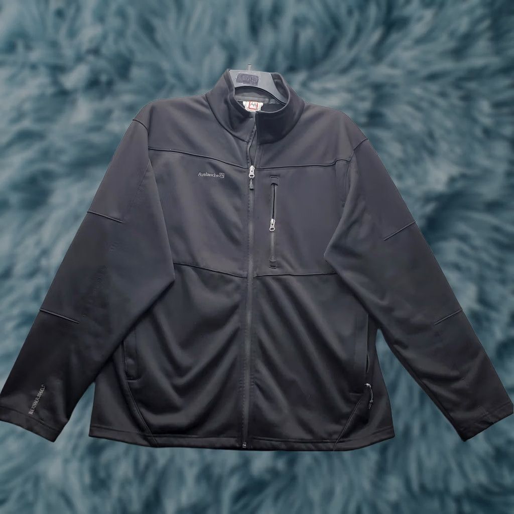 Avalanche Avalanche Weather-Shield Jacket Mens XL Black Fleece Lined Soft Shell Full Zip Size US XL / EU 56 / 4 - 1 Thumbnail