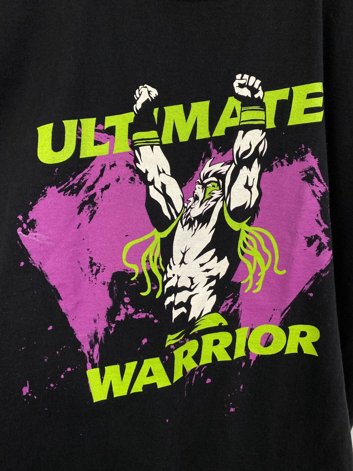 Vintage × WCW/nWo × WWE 🔥 Vintage Y2K WWE Ultimate Warrior USA Rare T-Shirt 2014 art Size US XL / EU 56 / 4 - 7 Thumbnail