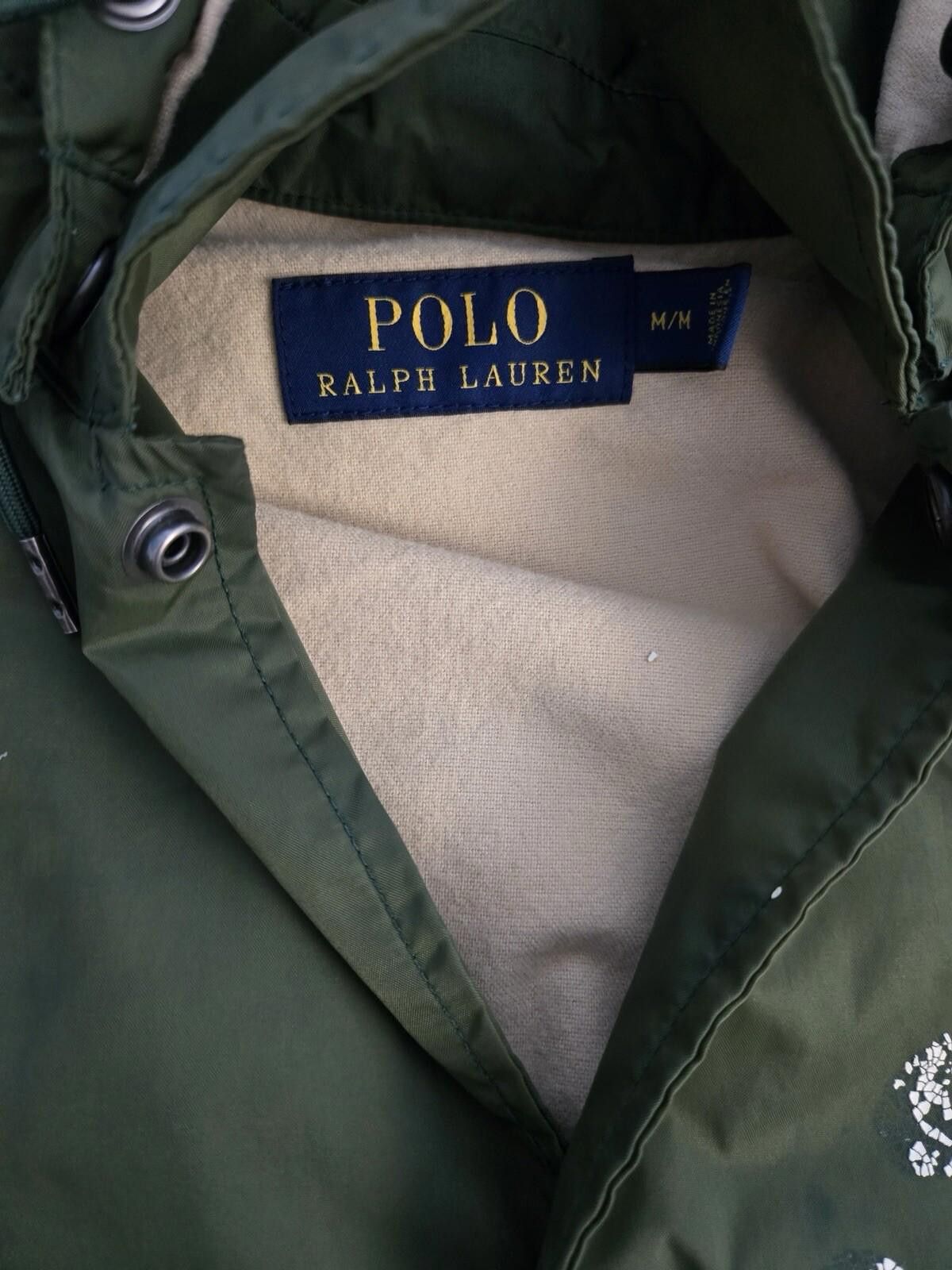 Polo Ralph Lauren Polo Ralph Lauren Green Nylon Hooded Windbreaker Jacket M Size US M / EU 48-50 / 2 - 3 Thumbnail