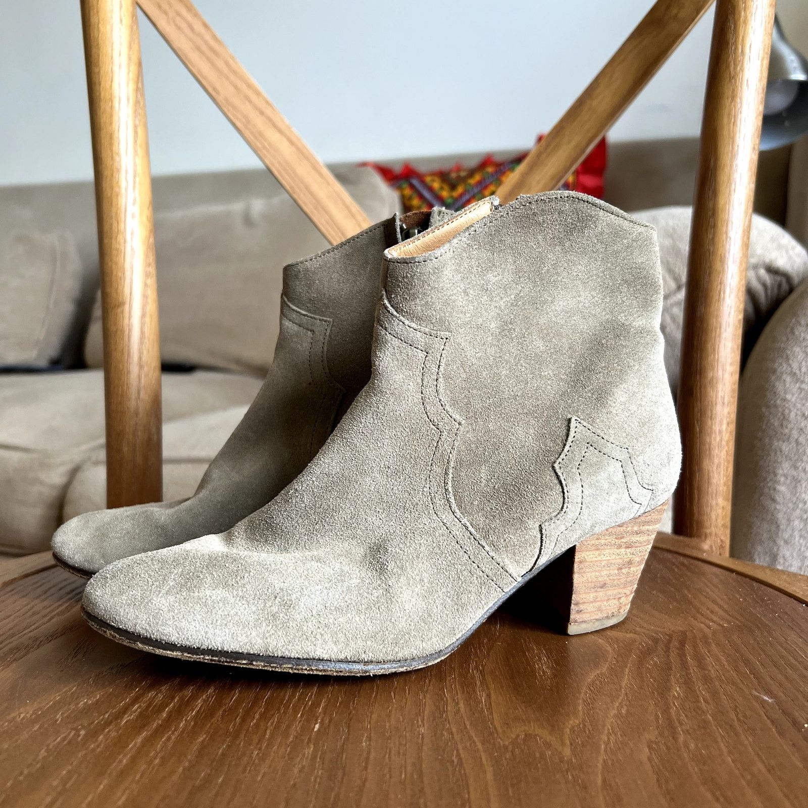 Isabel Marant Isabel Marant Dicker Suede Ankle Boots Booties Size 36 Size US 6 / IT 36 - 10 Thumbnail