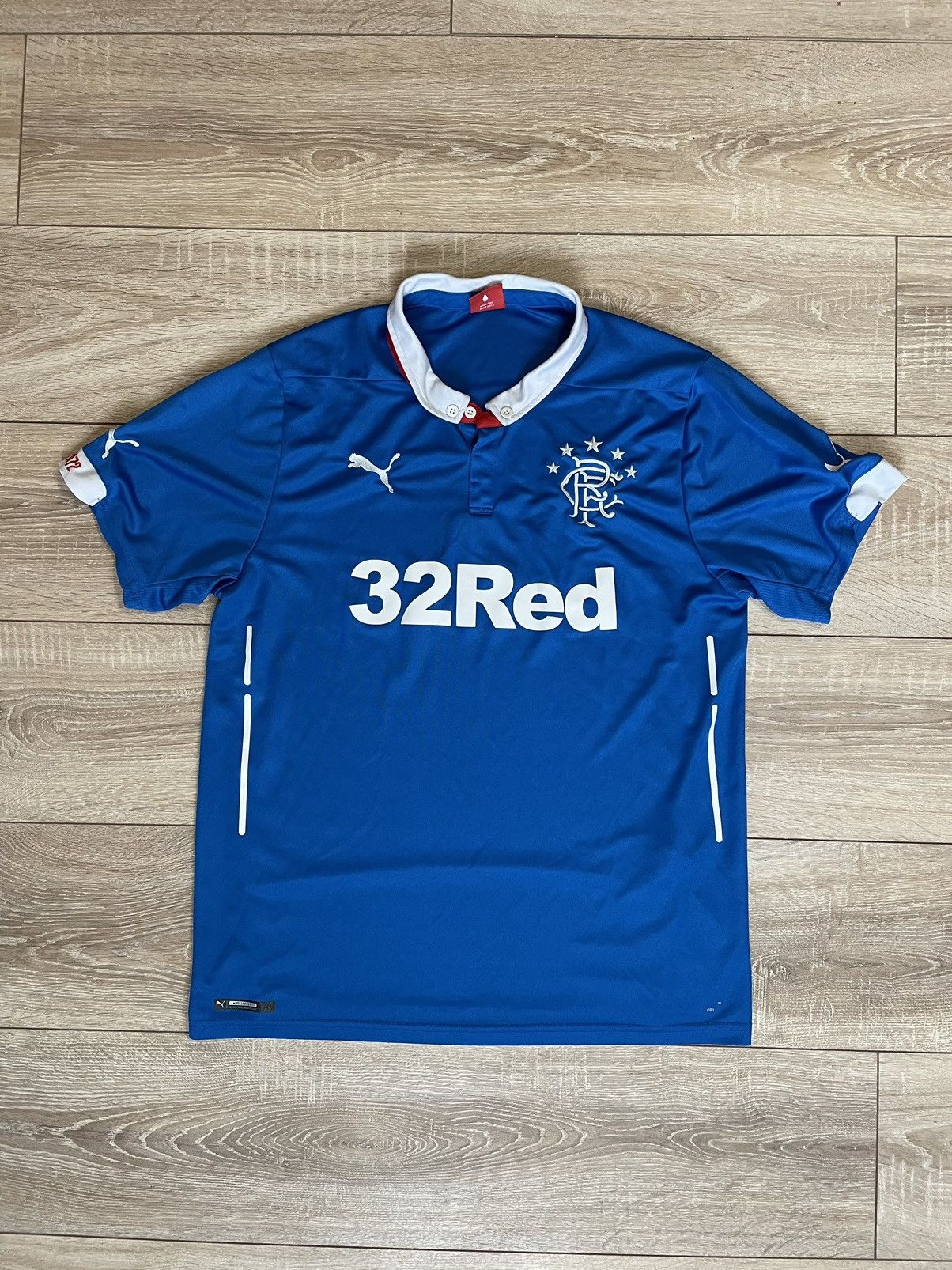 Puma × Vintage Rangers FC 2014 - 2015 home football shirt jersey Puma Size US L / EU 52-54 / 3 - 1 Thumbnail