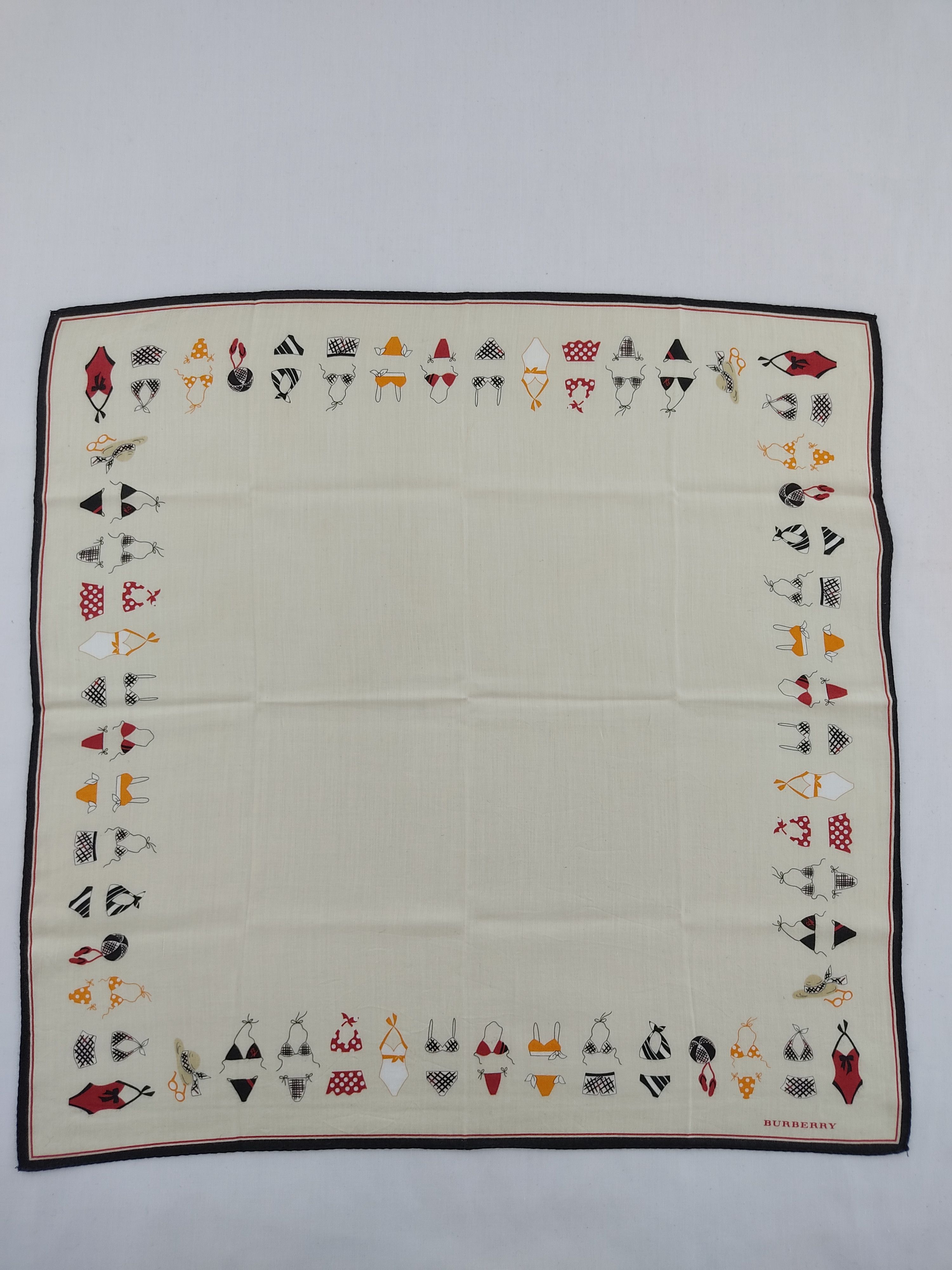 Burberry × Vintage Burberry Handkerchief / Neckwear / Bandana Size ONE SIZE - 3 Thumbnail