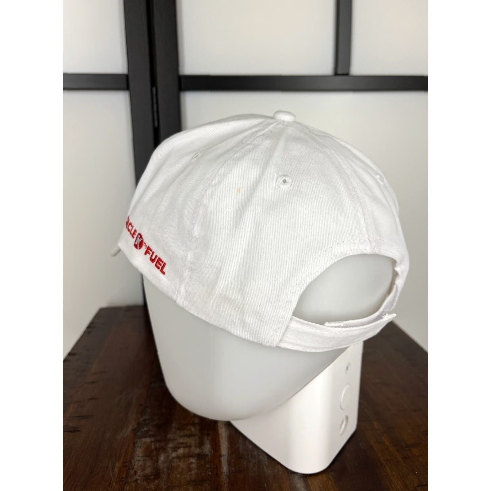 Vintage VINTAGE Circle K Hat Cap Baseball Adult One Size White 100% Cotton Twill Embroidered Adjustable Mens Size ONE SIZE - 6 Thumbnail