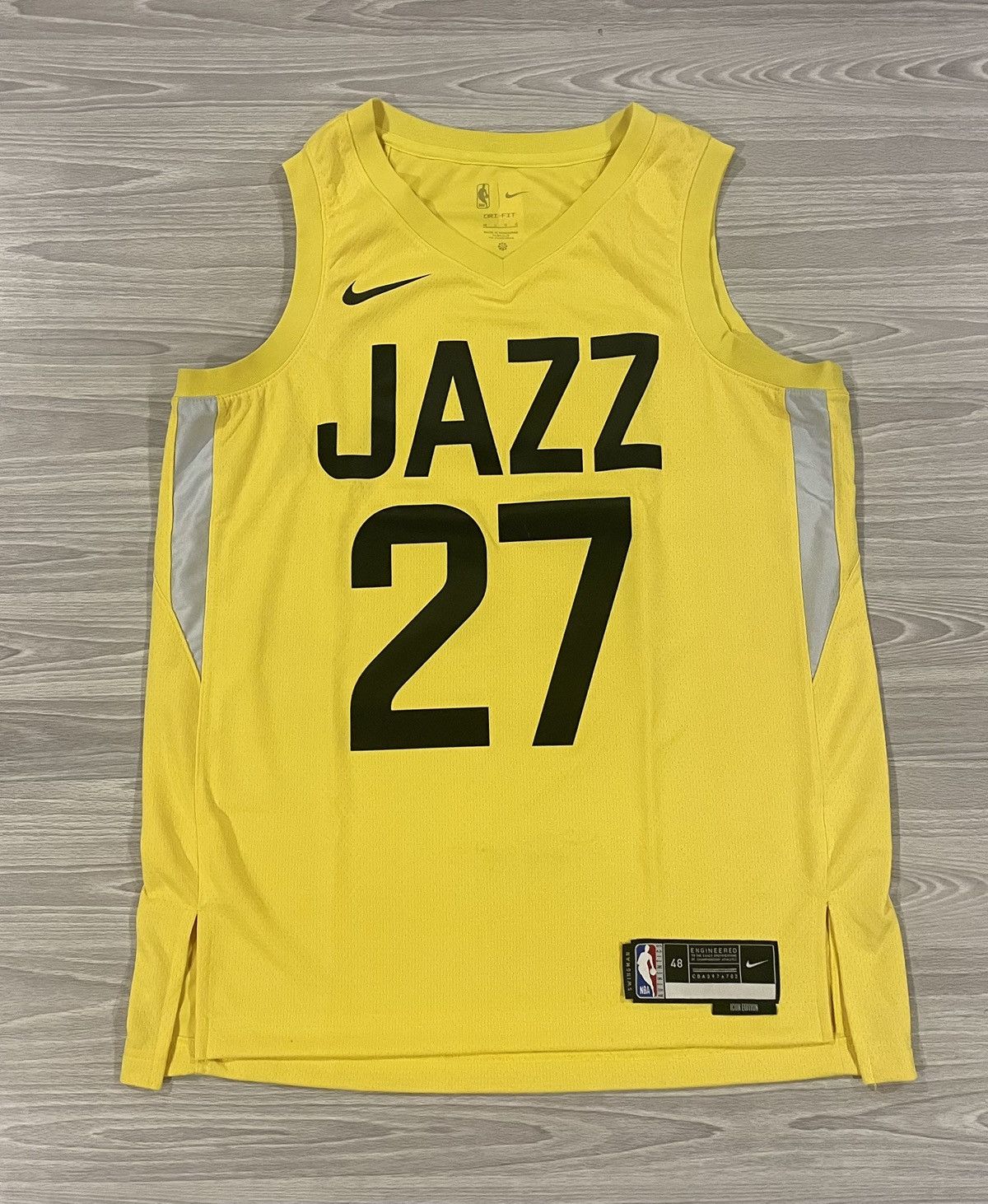 Nike Nike Rudy Gobert #27 Utah Jazz Swingman Jersey Men’s Large Size US L / EU 52-54 / 3 - 1 Thumbnail