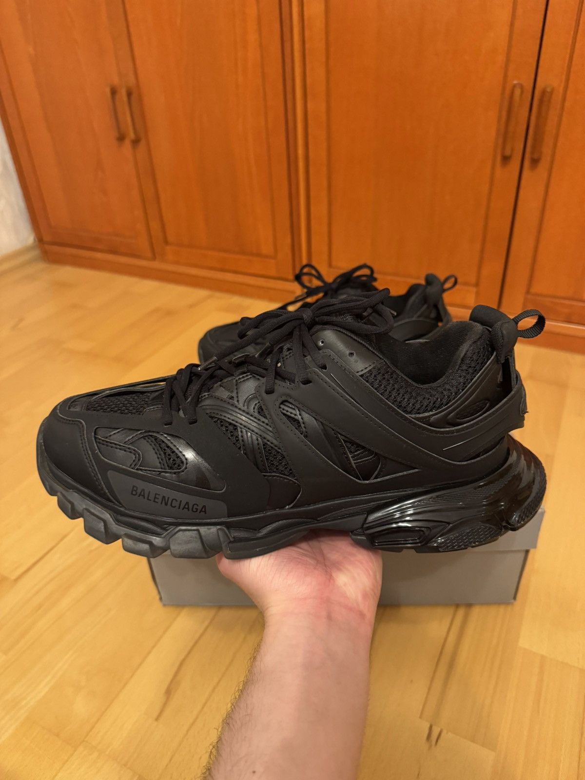 Balenciaga Balenciaga Track Clearsole Triple Black Size US 13 / EU 46 - 2 Thumbnail