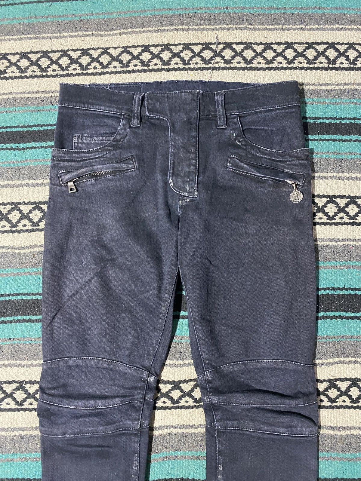 Balmain SS 2011 Balmain Biker Jeans (SOLD) Size US 31 - 2 Thumbnail