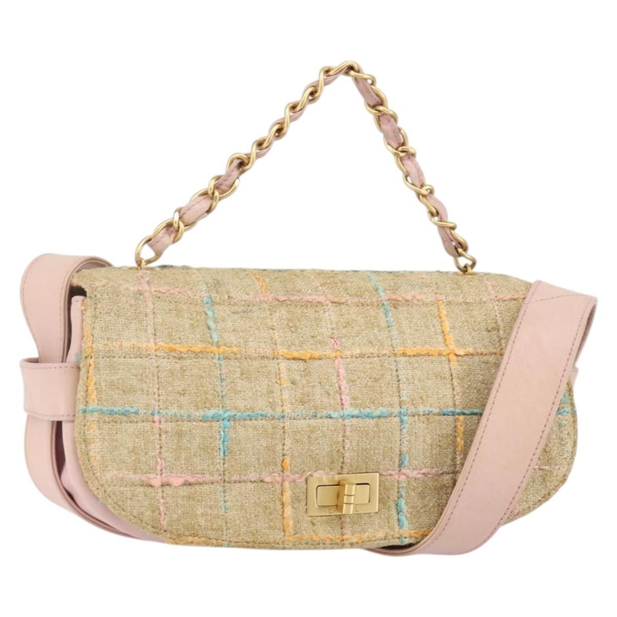 Chanel Chanel Chocolate Bar 2.55 Shoulder bag Tweed Size ONE SIZE - 1 Thumbnail