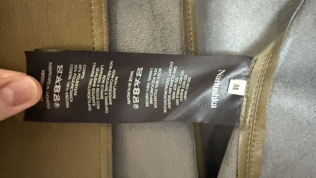 Nanushka Nanushka Vegan Leather Shirt Size US M / EU 48-50 / 2 - 3 Thumbnail